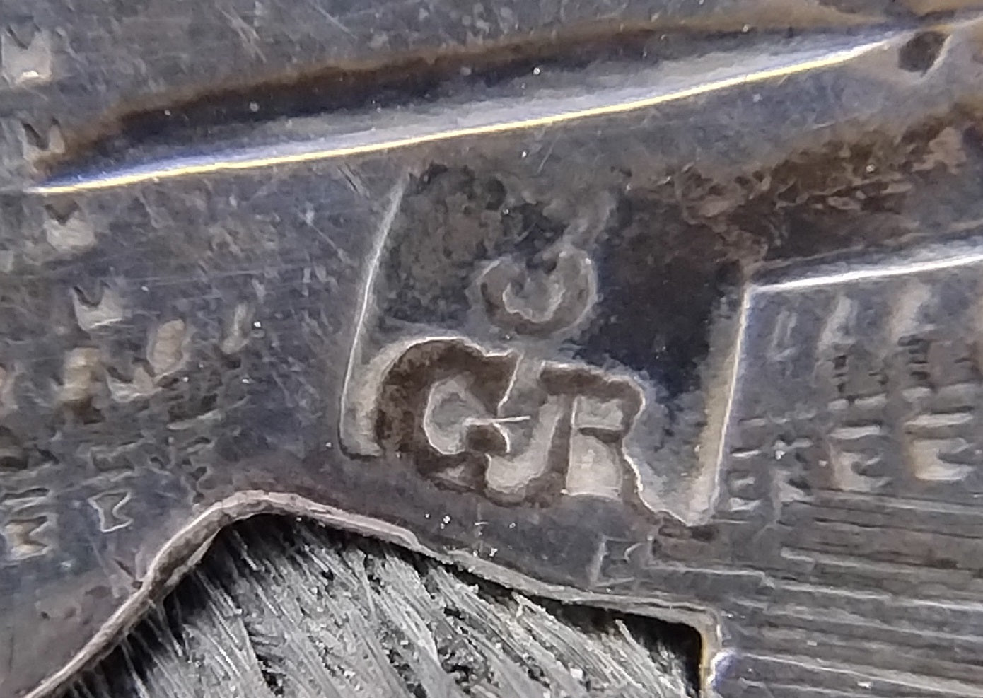 Zilveren Biedermeier beugeltas, Gebr. Roelfsema, Winsum, 19e eeuws.