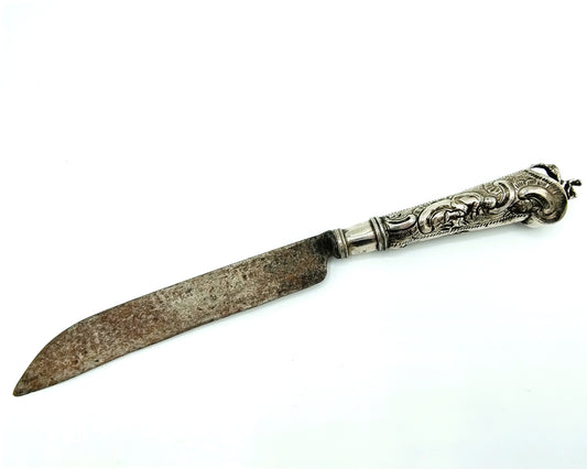 Fries mes met zilveren heft, Leeuwarden, 18e eeuws.