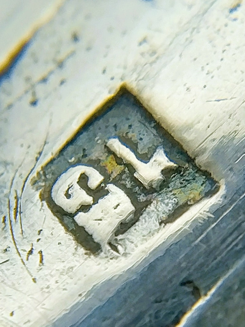 Schager-Messer mit silbernem Griff, G. Reek, Hoorn, 19. Jahrhundert.