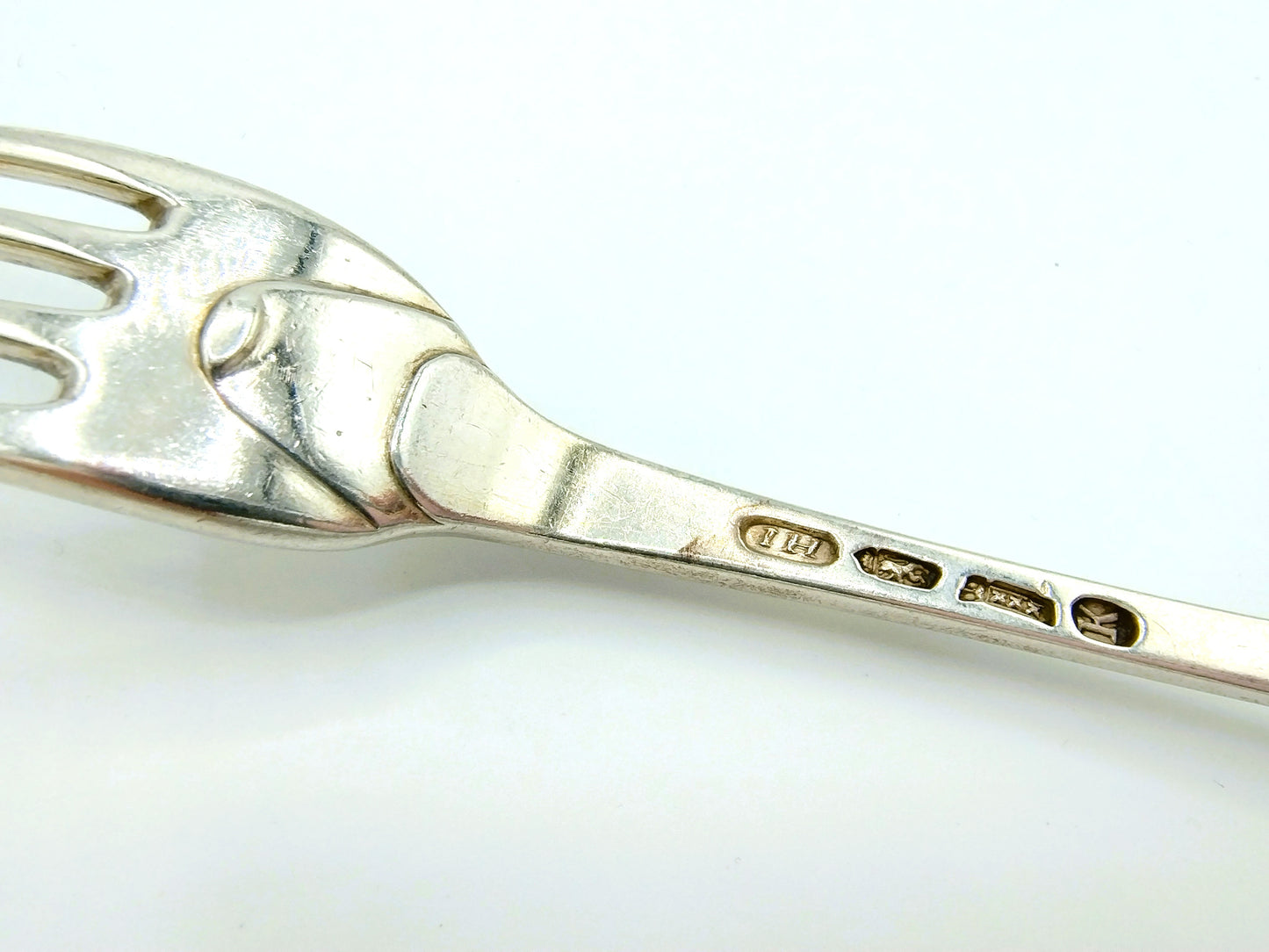 Dinner fork set, 11 pieces, Helweg, Hulscher, Amsterdam, 1786
