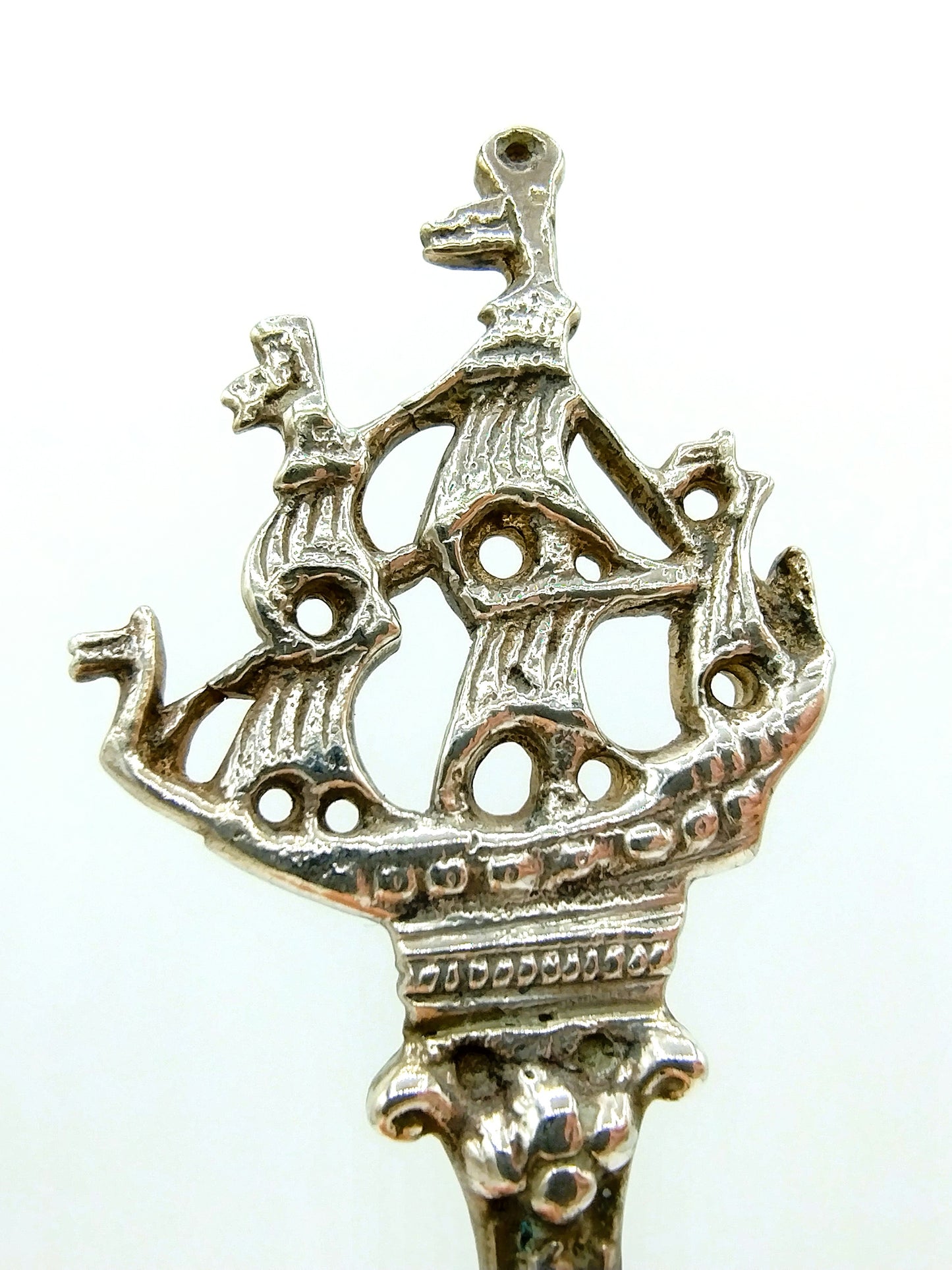 Silver birth spoon, S. van Ommeren, Leeuwarden, 1768