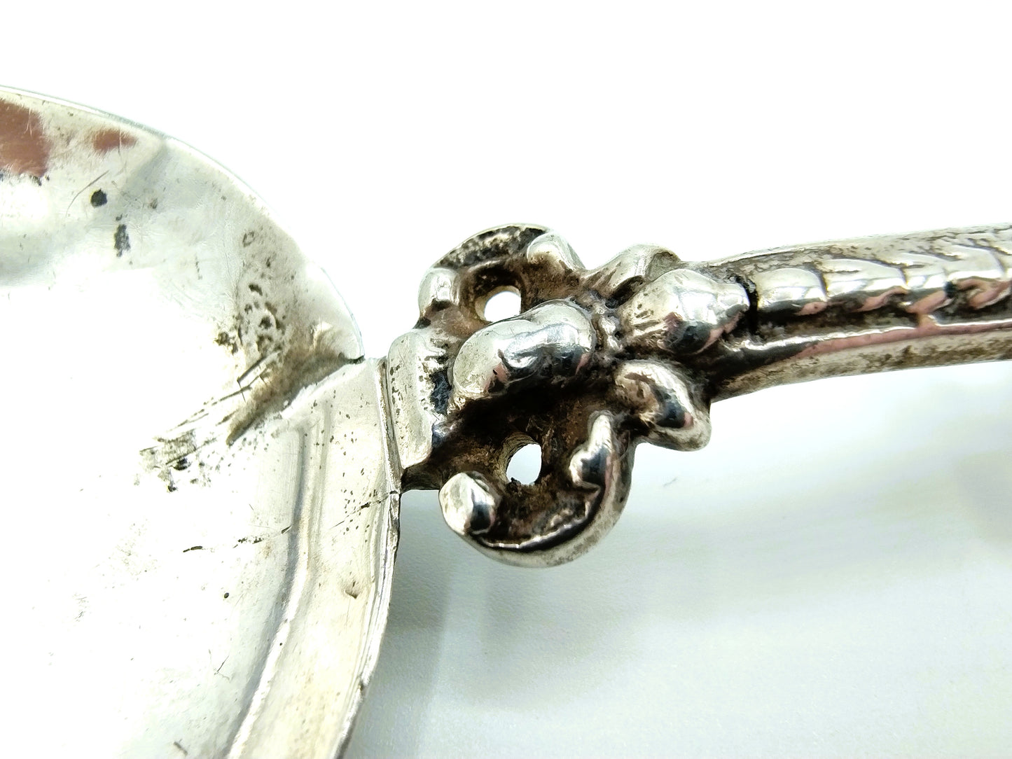 Silver birth spoon, S. van Ommeren, Leeuwarden, 1768
