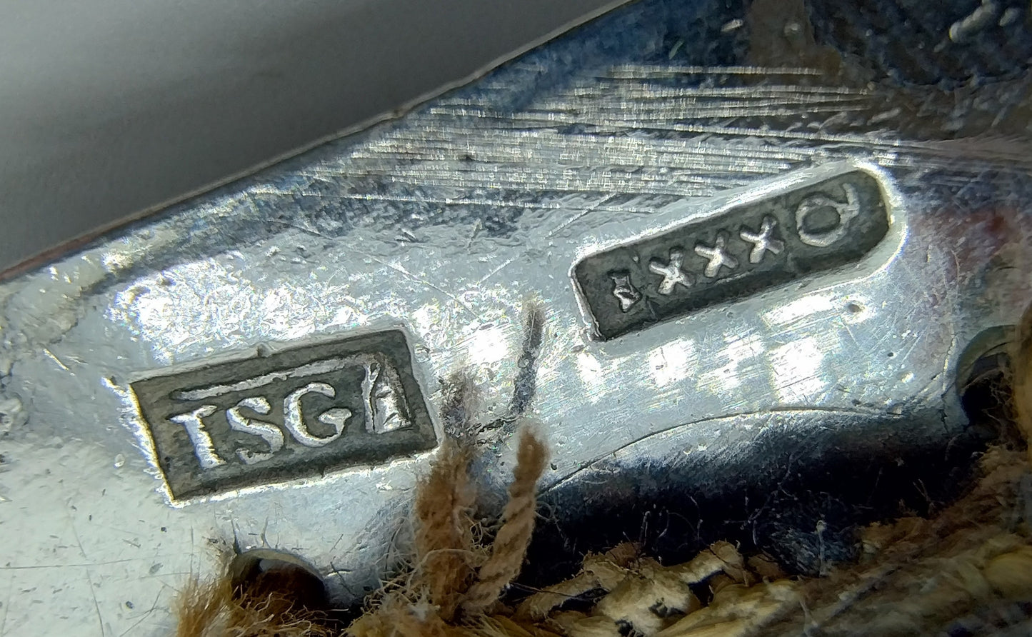 Silver clasp bag, J.S. Glasouw, Amsterdam, 1775