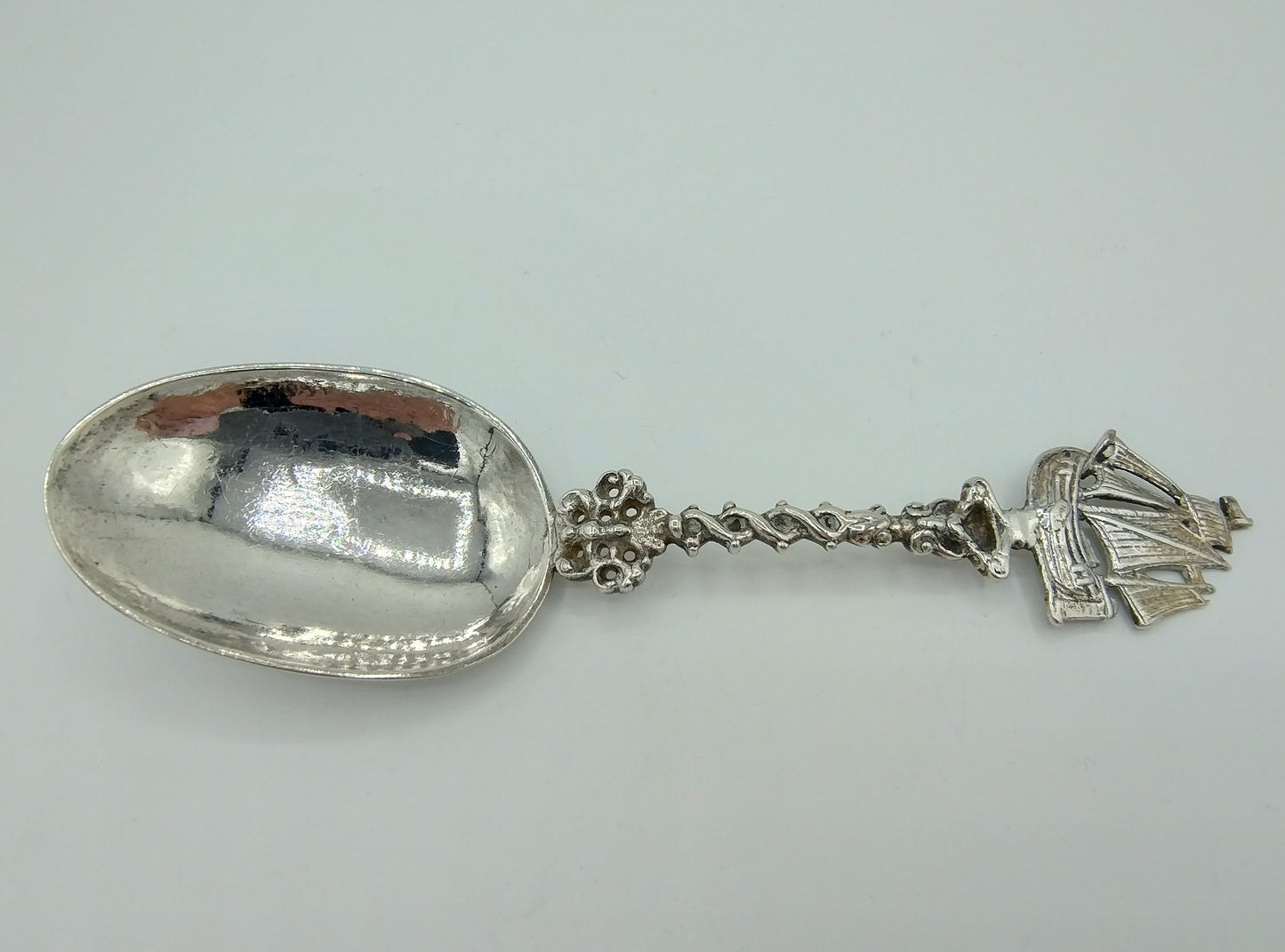 Silberner Geburtslöffel, F. Douma von Domna / Stavoren, 18. Jahrhundert