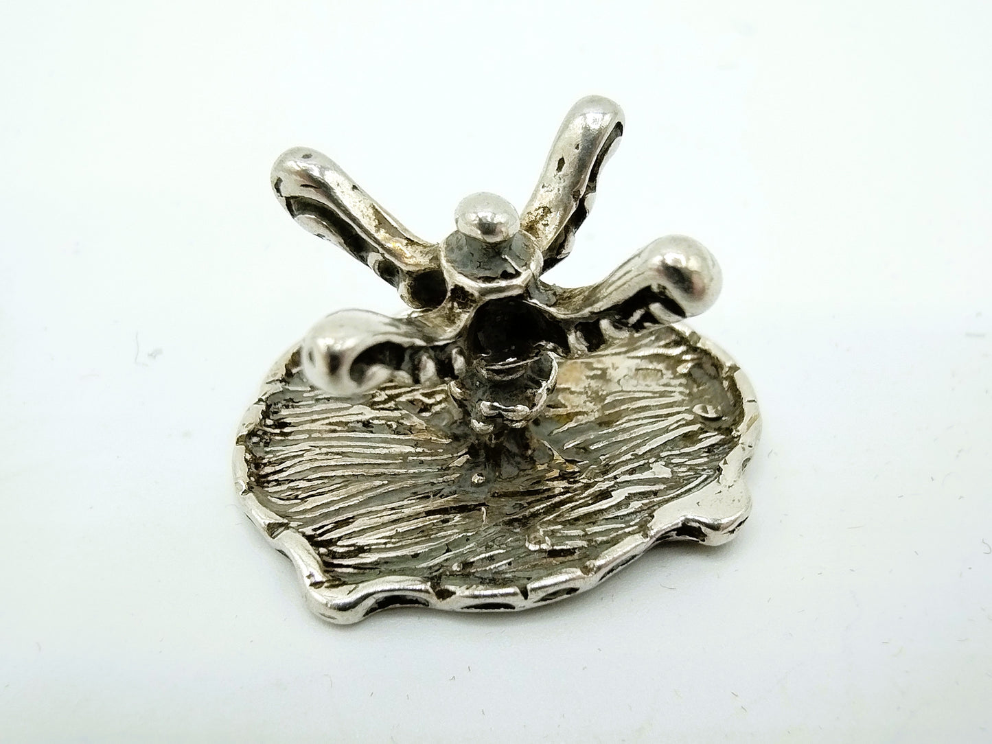 Silver miniature table, 20th century.