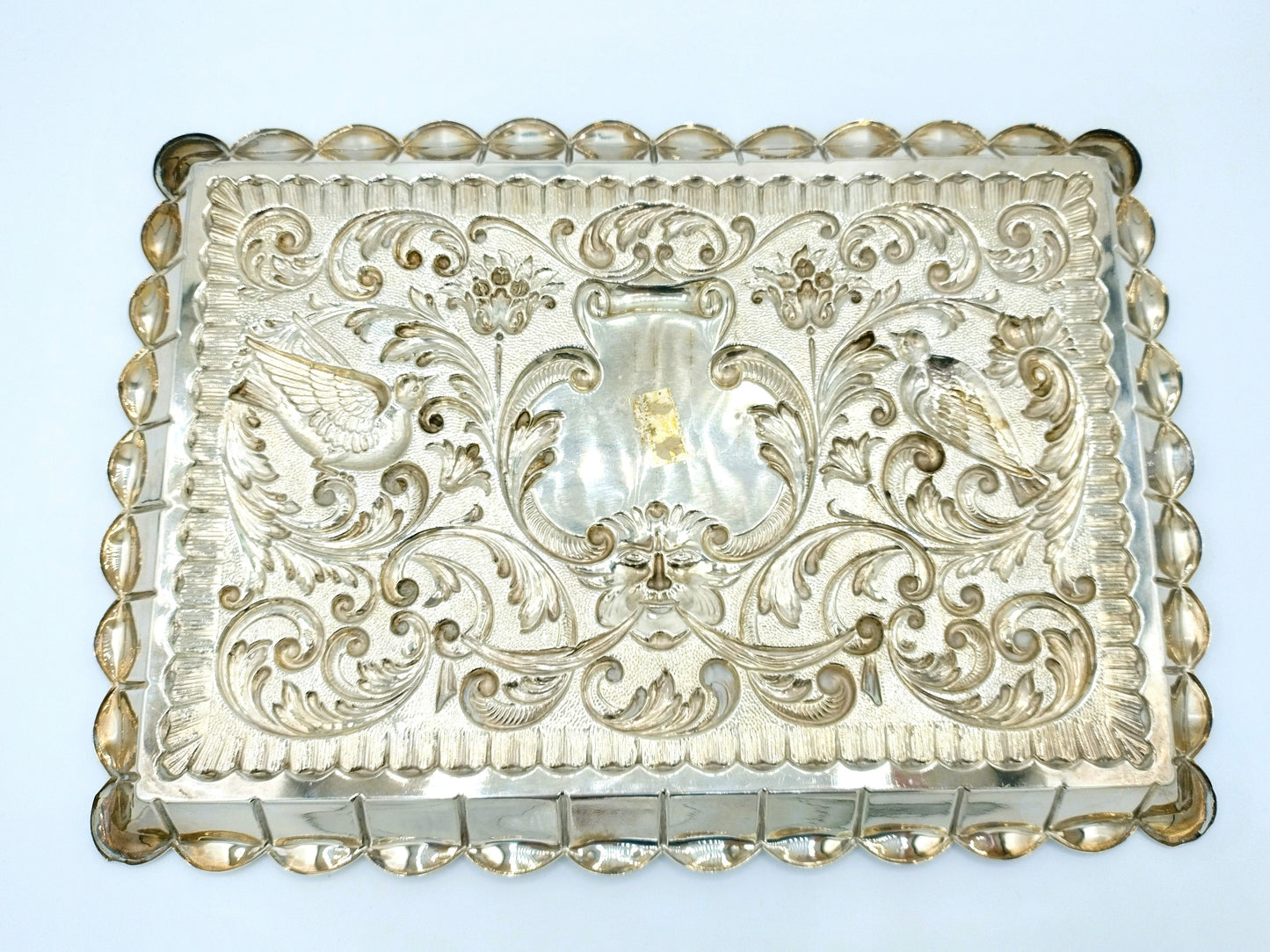 Silver die-cut sheet, P. Durán, Spain, ca. 1960