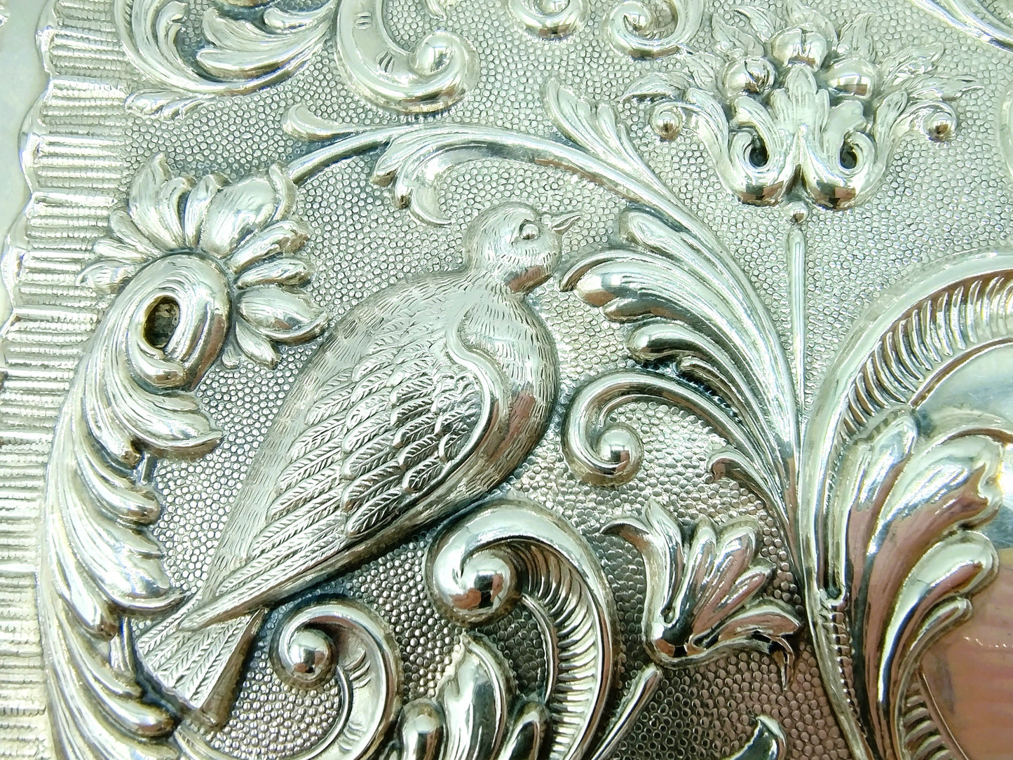 Silver die-cut sheet, P. Durán, Spain, ca. 1960