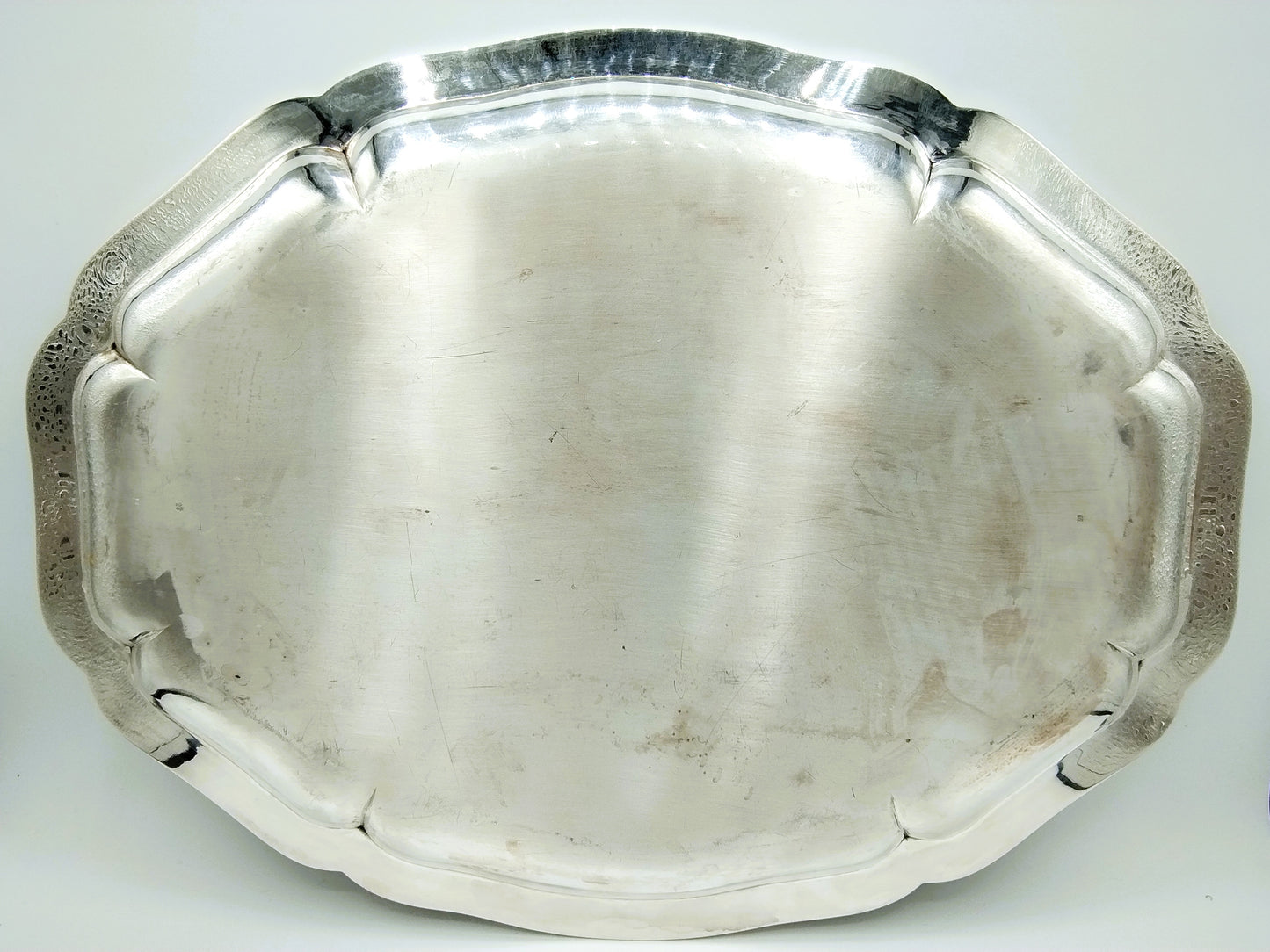 Silver tray, Bruckmann & Sohne, Gero / Germany, 20th century