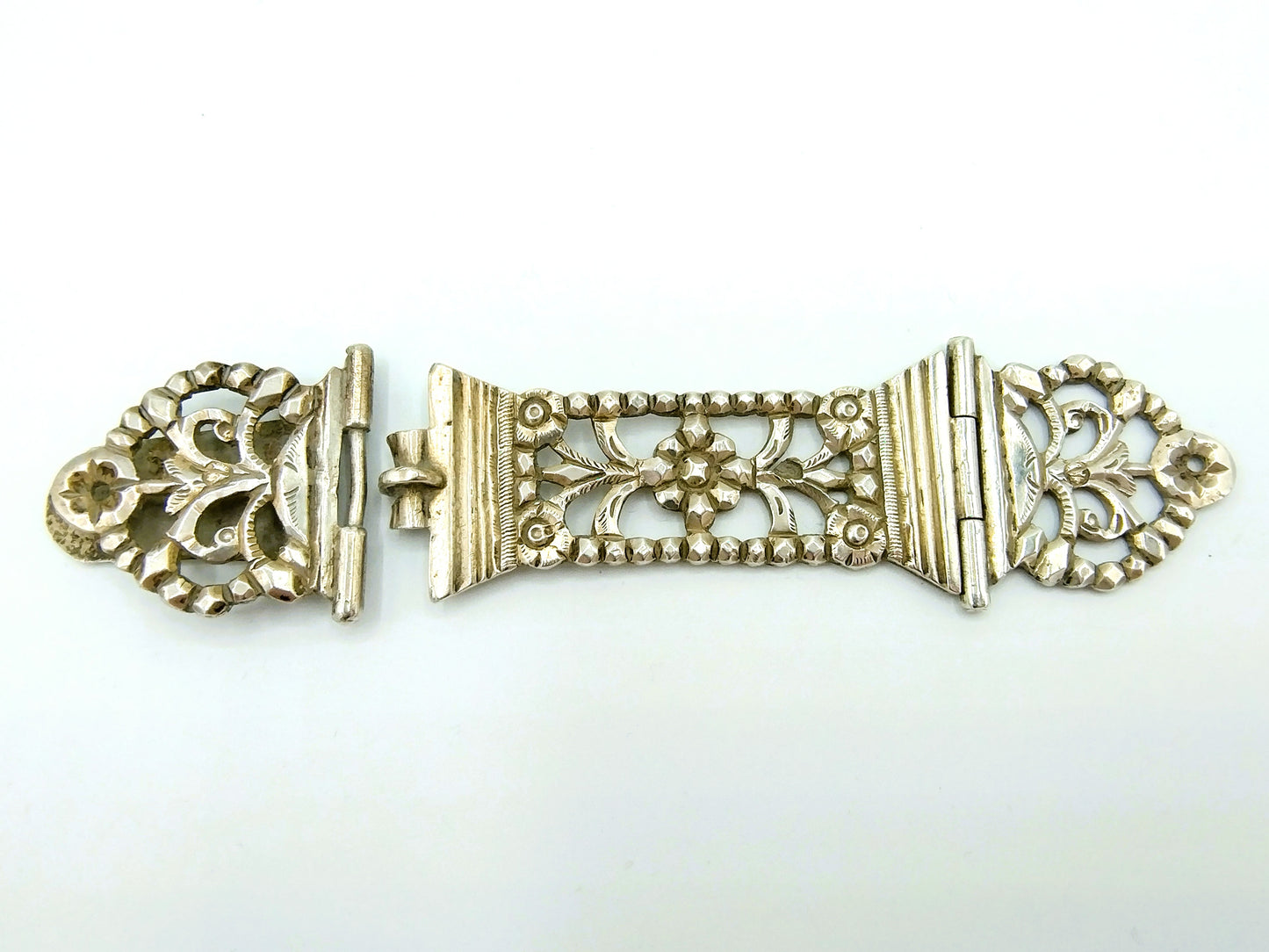 Zilveren bijbelslot, J.M van Kempen, Utrecht, ca. 1815