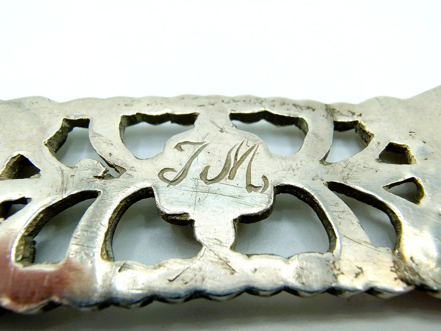 Zilveren bijbelslot, J.M van Kempen, Utrecht, ca. 1815