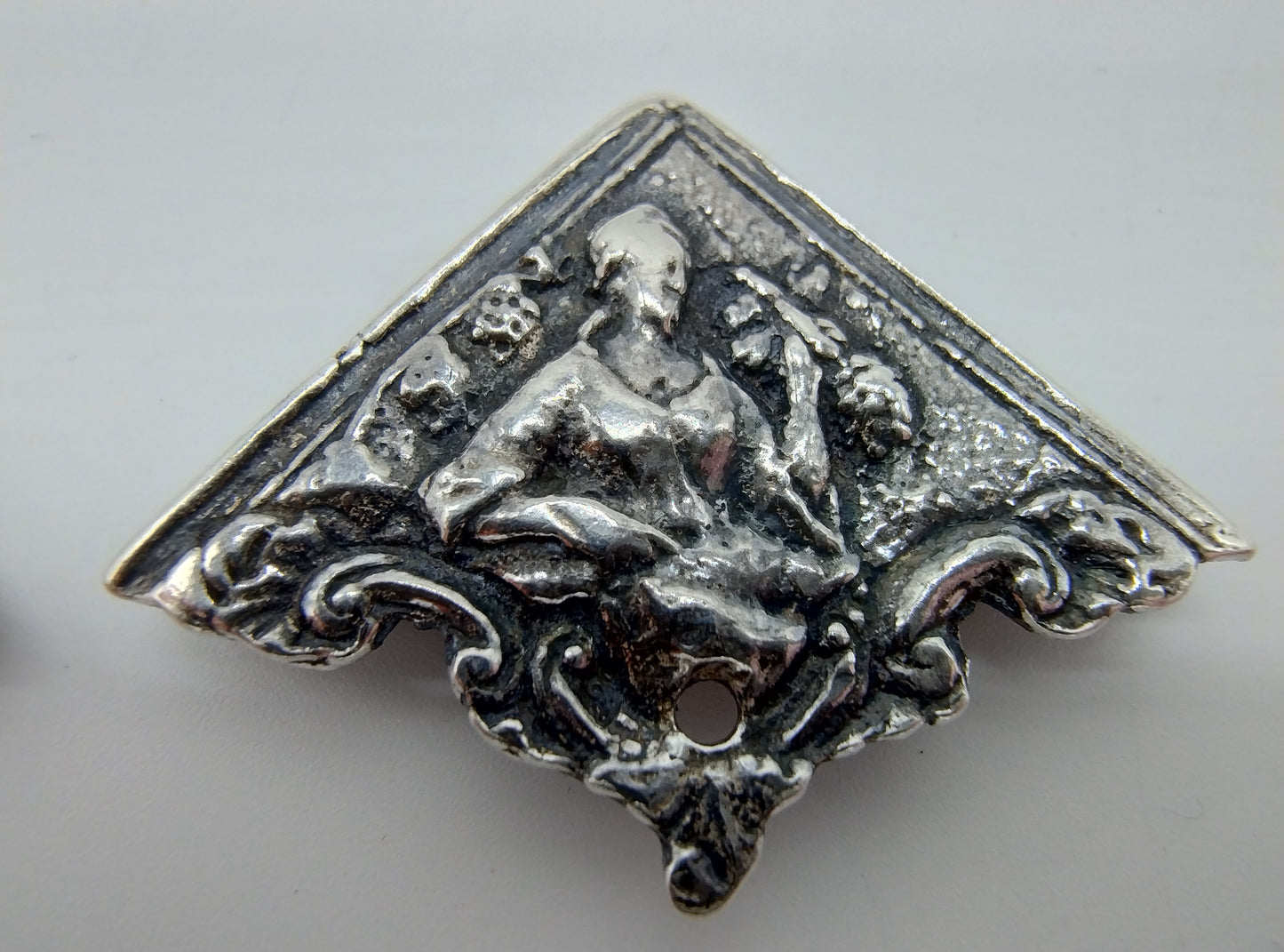 Silver Bible lock, mutineer, clamp arm, attachment, 4 front corner pieces, W. Ernsen and E. Knolleman / Hoorn, 18th century