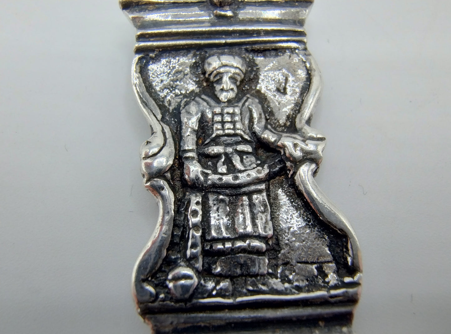 Silver Bible lock, mutineer, clamp arm, attachment, 4 front corner pieces, W. Ernsen and E. Knolleman / Hoorn, 18th century