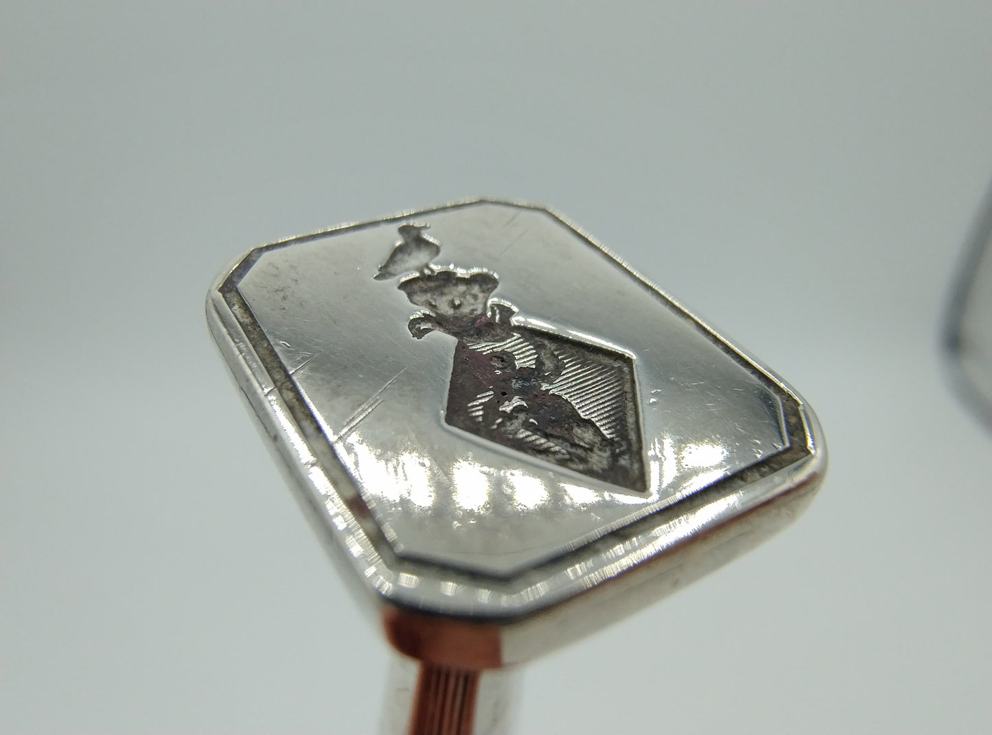 Zilveren zegelstempel, 19e eeuws