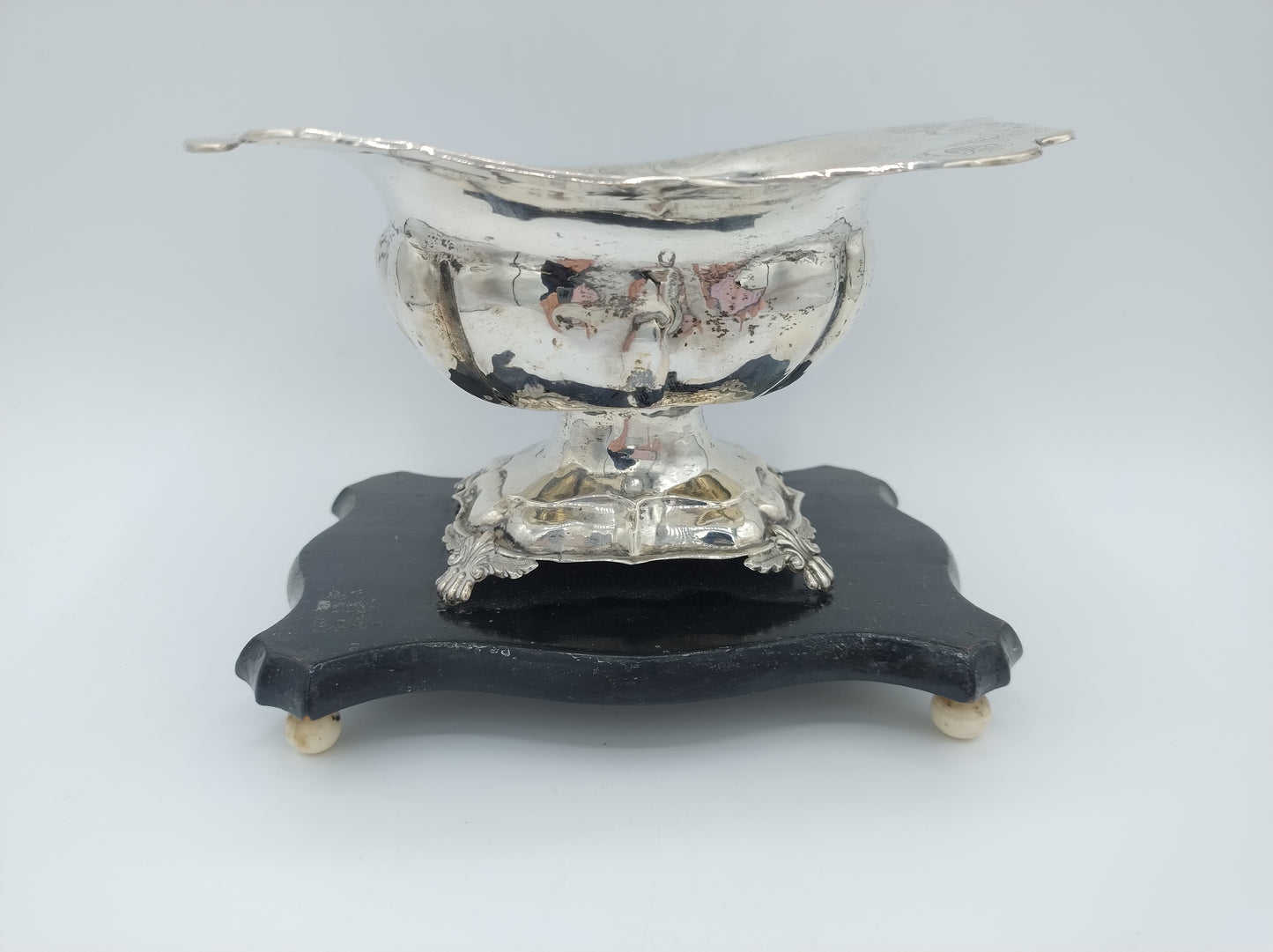 Silver pipe brazier, CJ Brunings, Joure, 1863