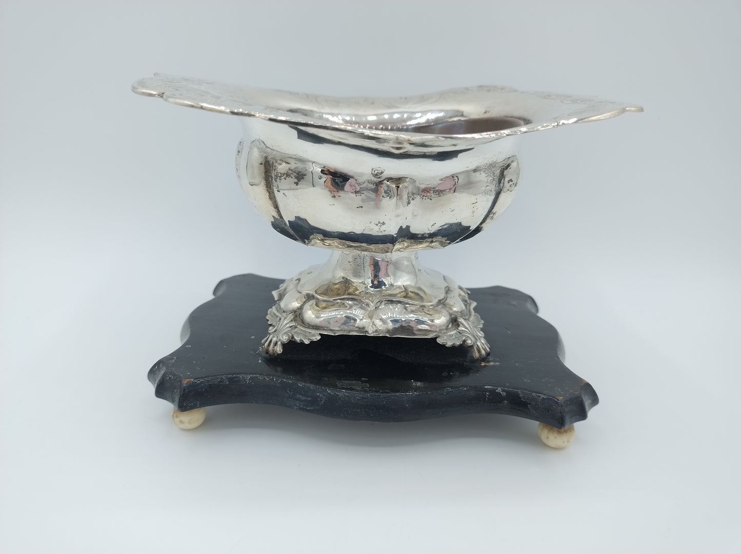 Silver pipe brazier, CJ Brunings, Joure, 1863