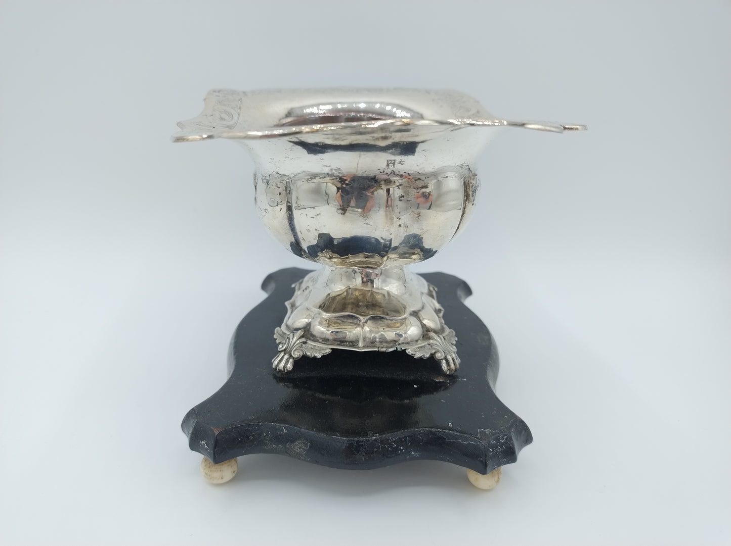 Silver pipe brazier, CJ Brunings, Joure, 1863