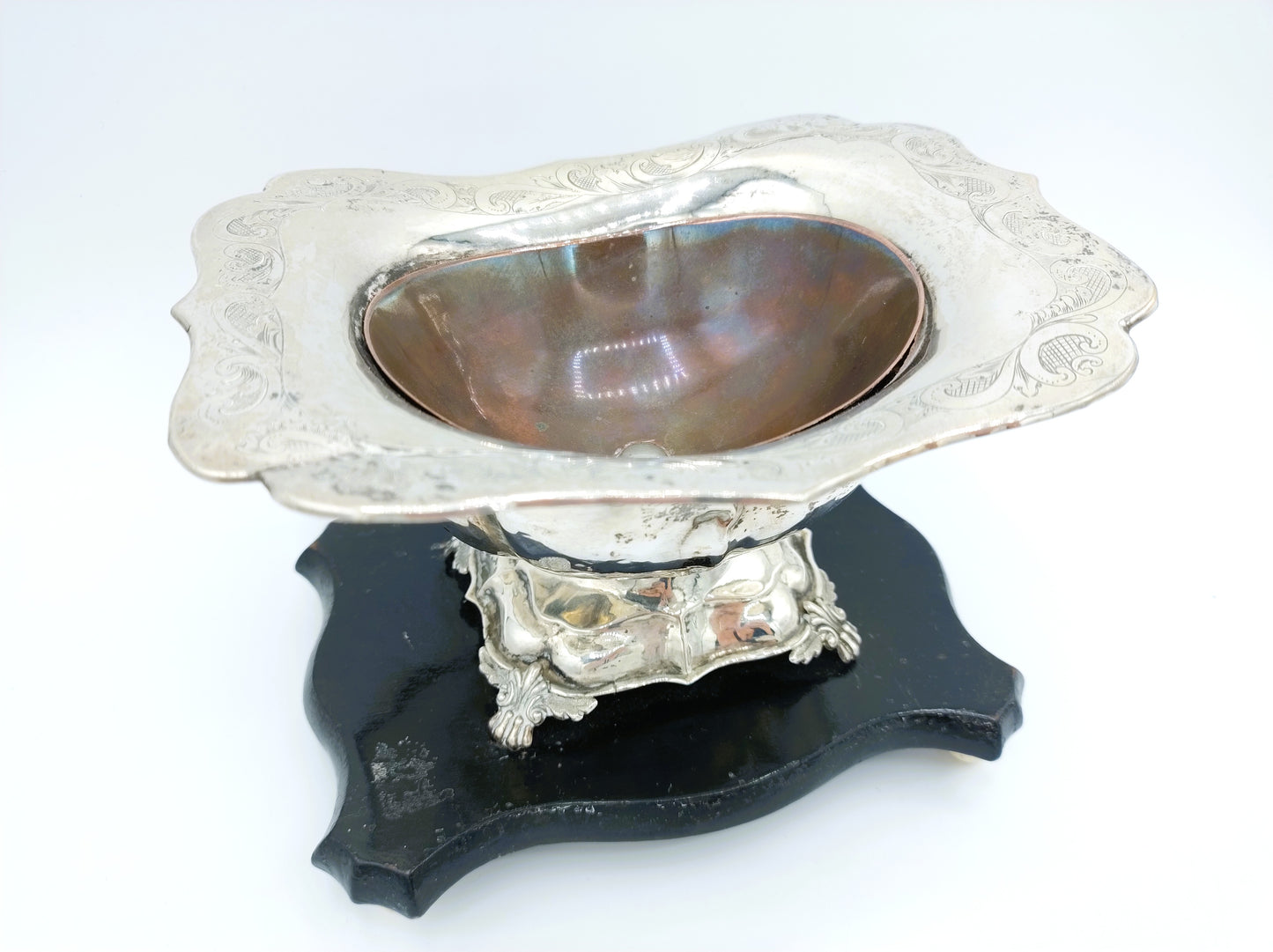 Silver pipe brazier, CJ Brunings, Joure, 1863