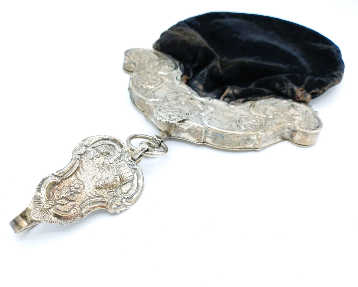 Silver purse clasp, A. Oosterwerf, Sneek, 1802