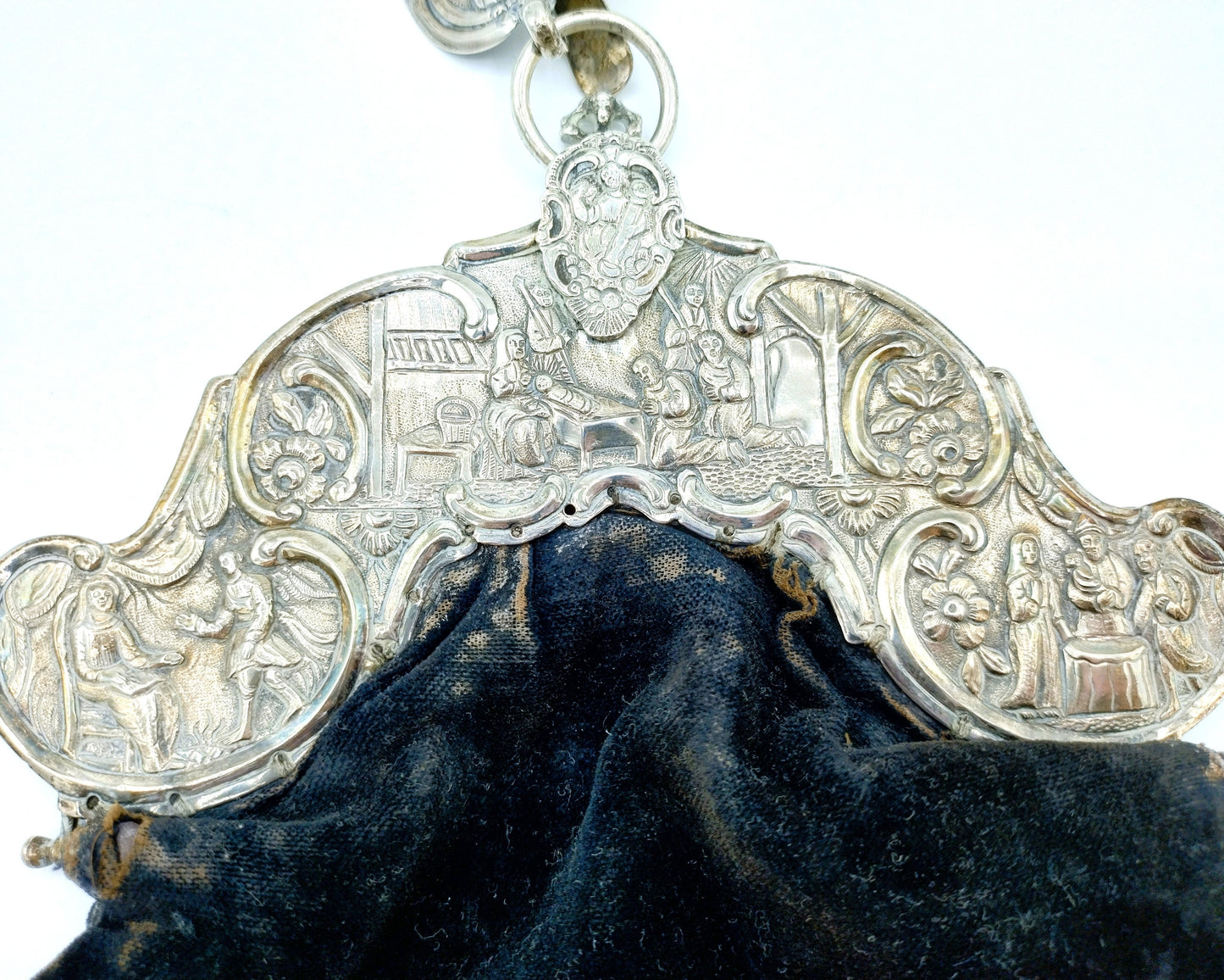 Silver purse clasp, A. Oosterwerf, Sneek, 1802