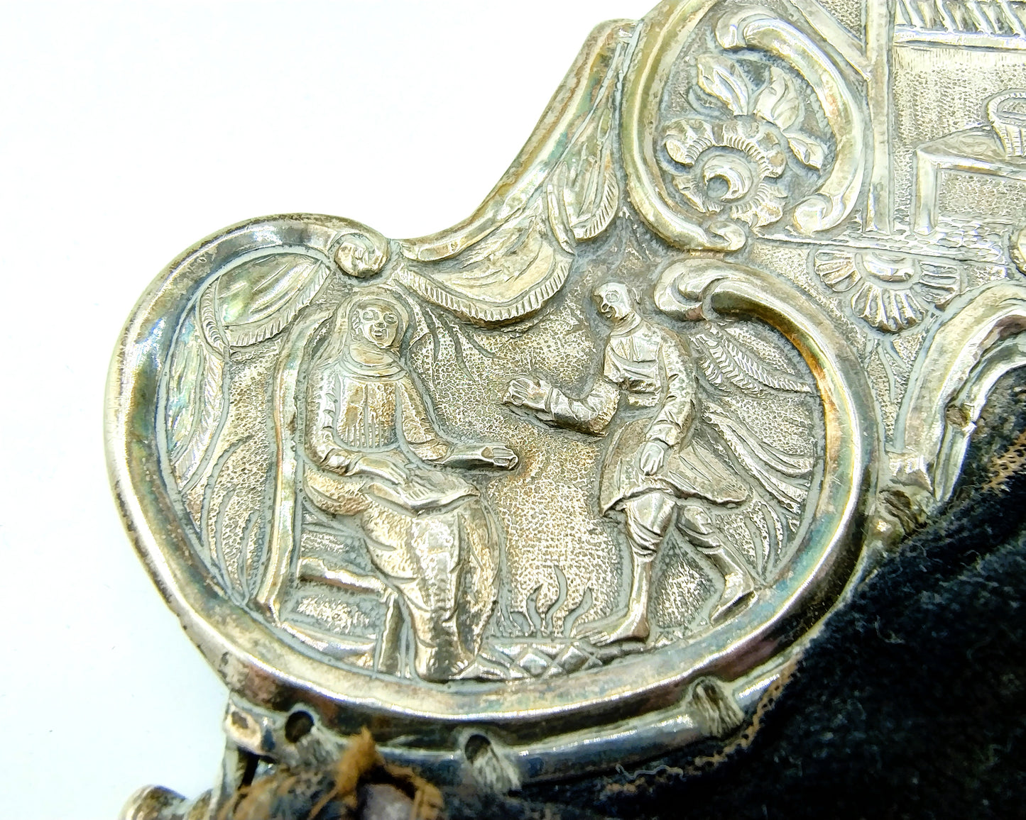 Silver purse clasp, A. Oosterwerf, Sneek, 1802