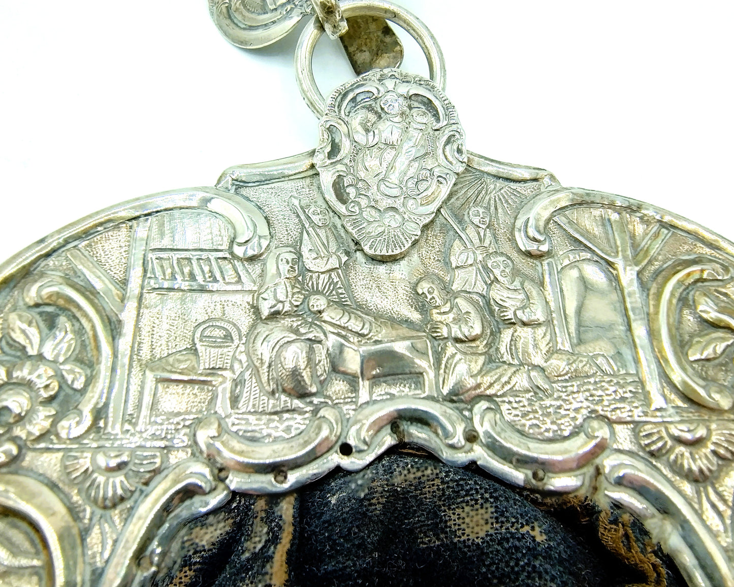 Silver purse clasp, A. Oosterwerf, Sneek, 1802