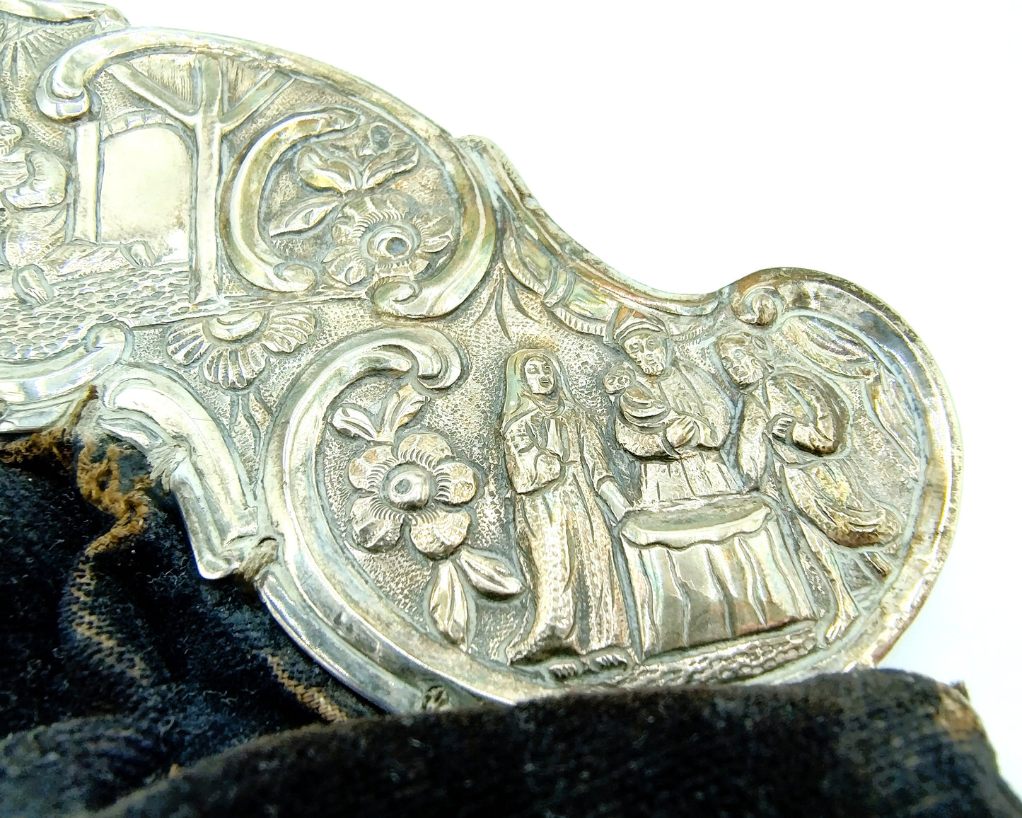 Silver purse clasp, A. Oosterwerf, Sneek, 1802