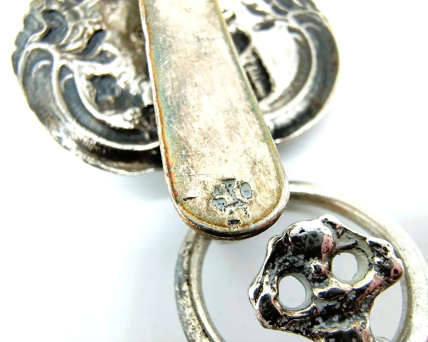 Silver purse clasp, A. Oosterwerf, Sneek, 1802