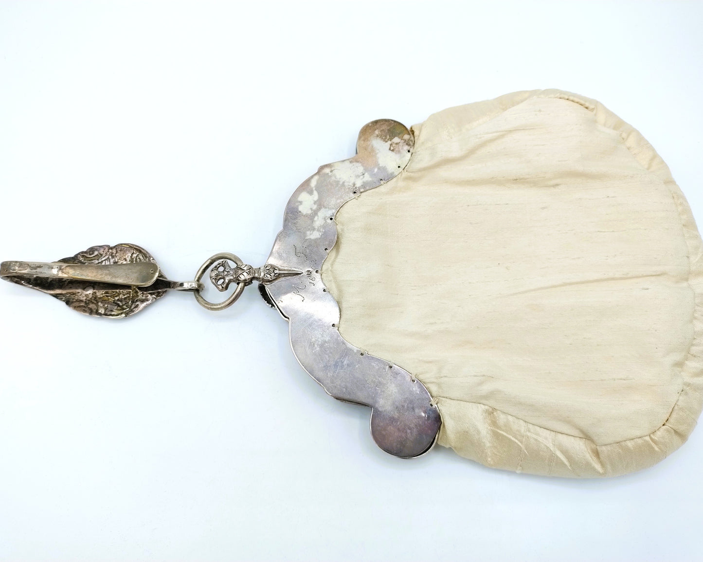 Silver bag bracket, J. Rienstra / Sneek, 18th century.