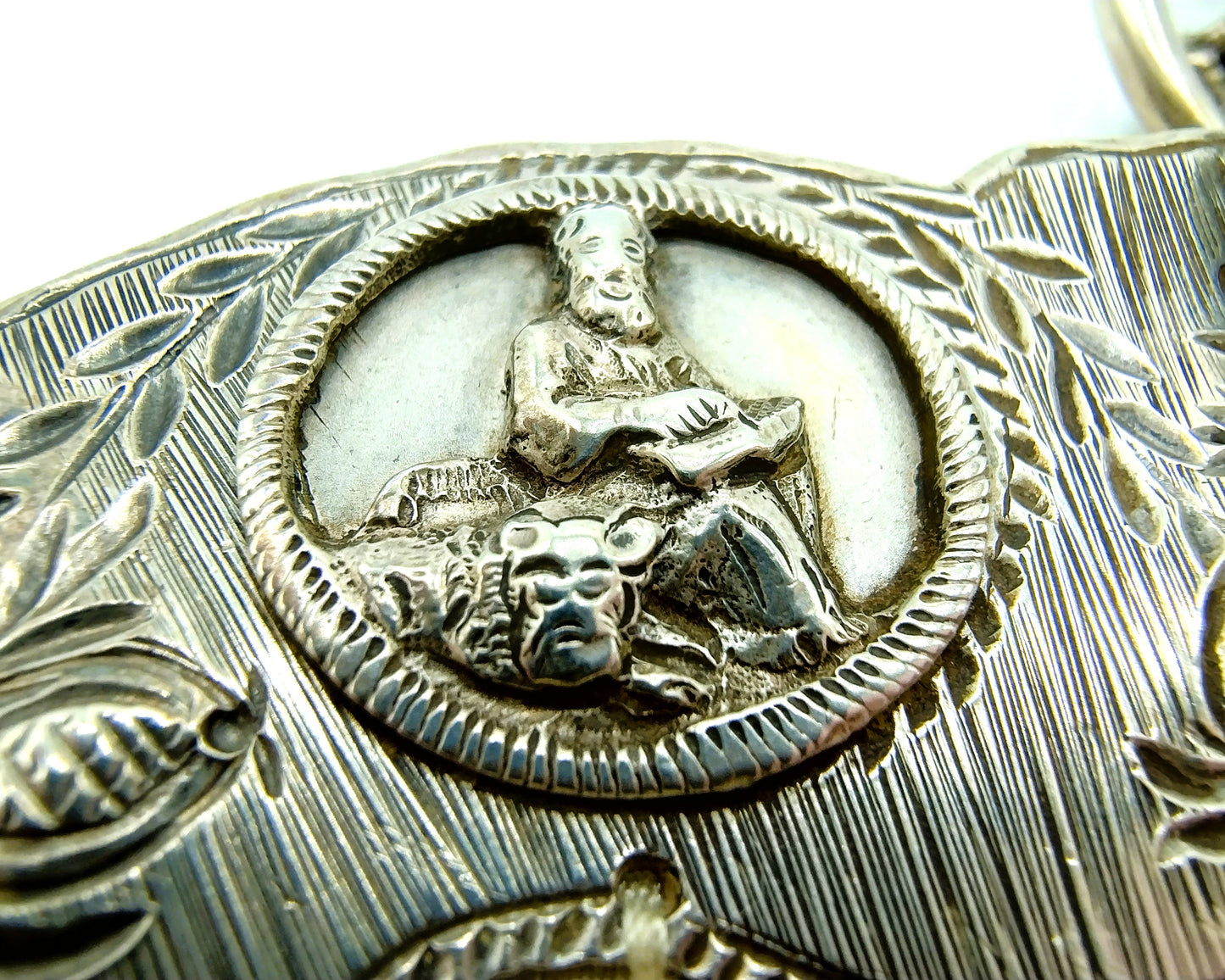 Silver bag bracket, J. Rienstra / Sneek, 18th century.