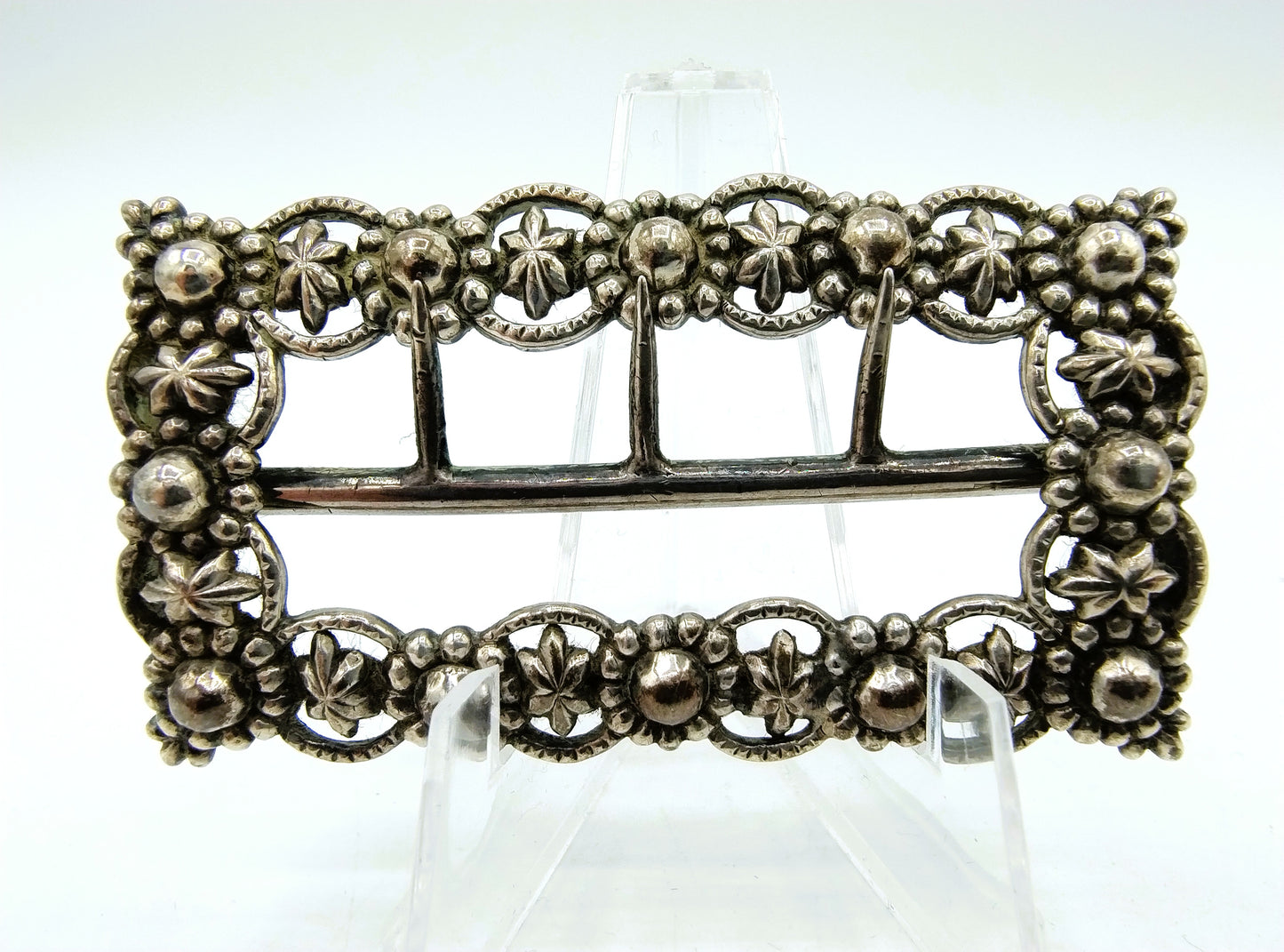 Zilveren gesp, C. Rawlings & W. Summers, Londen, 1850