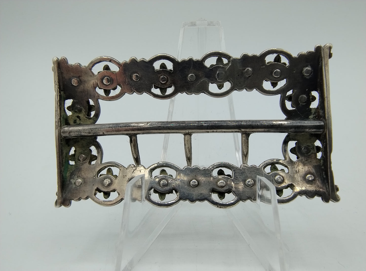 Zilveren gesp, C. Rawlings & W. Summers, Londen, 1850