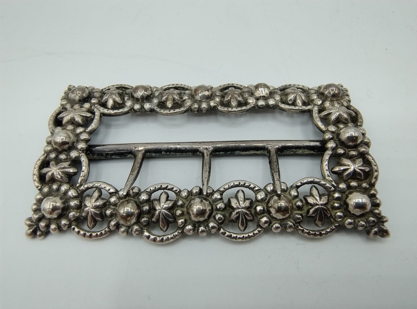 Zilveren gesp, C. Rawlings & W. Summers, Londen, 1850