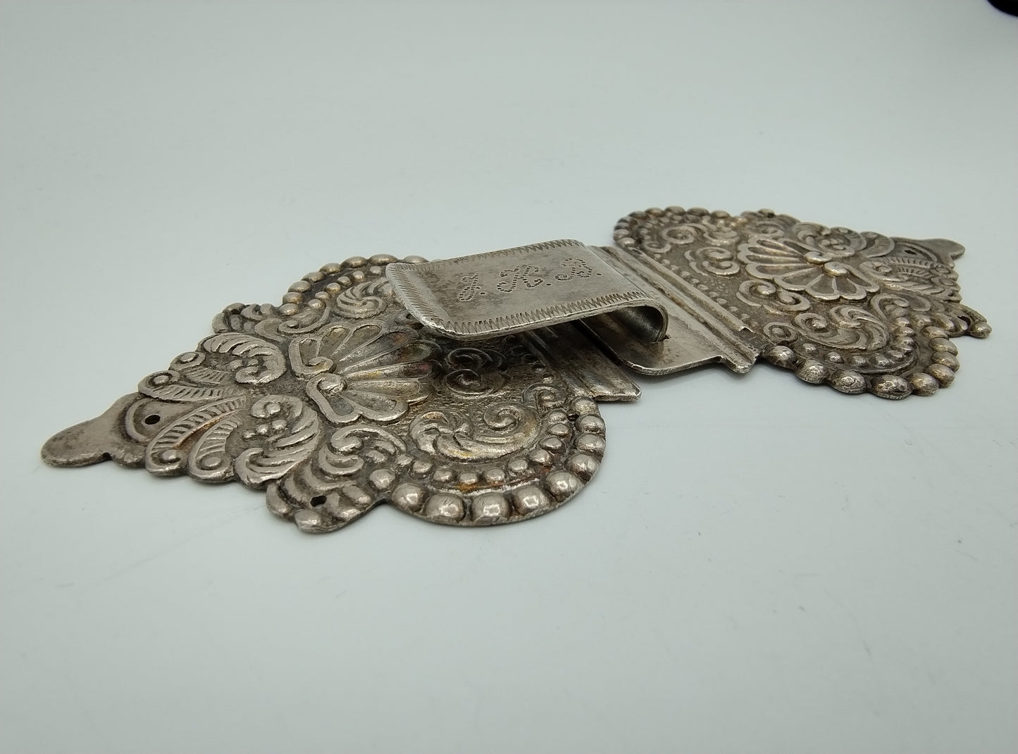 Zilveren schorteslot, E. Drost, Meppel, ca. 1915