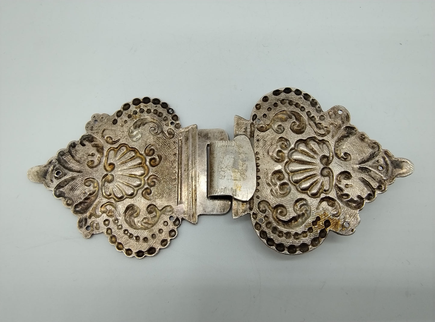 Zilveren schorteslot, E. Drost, Meppel, ca. 1915