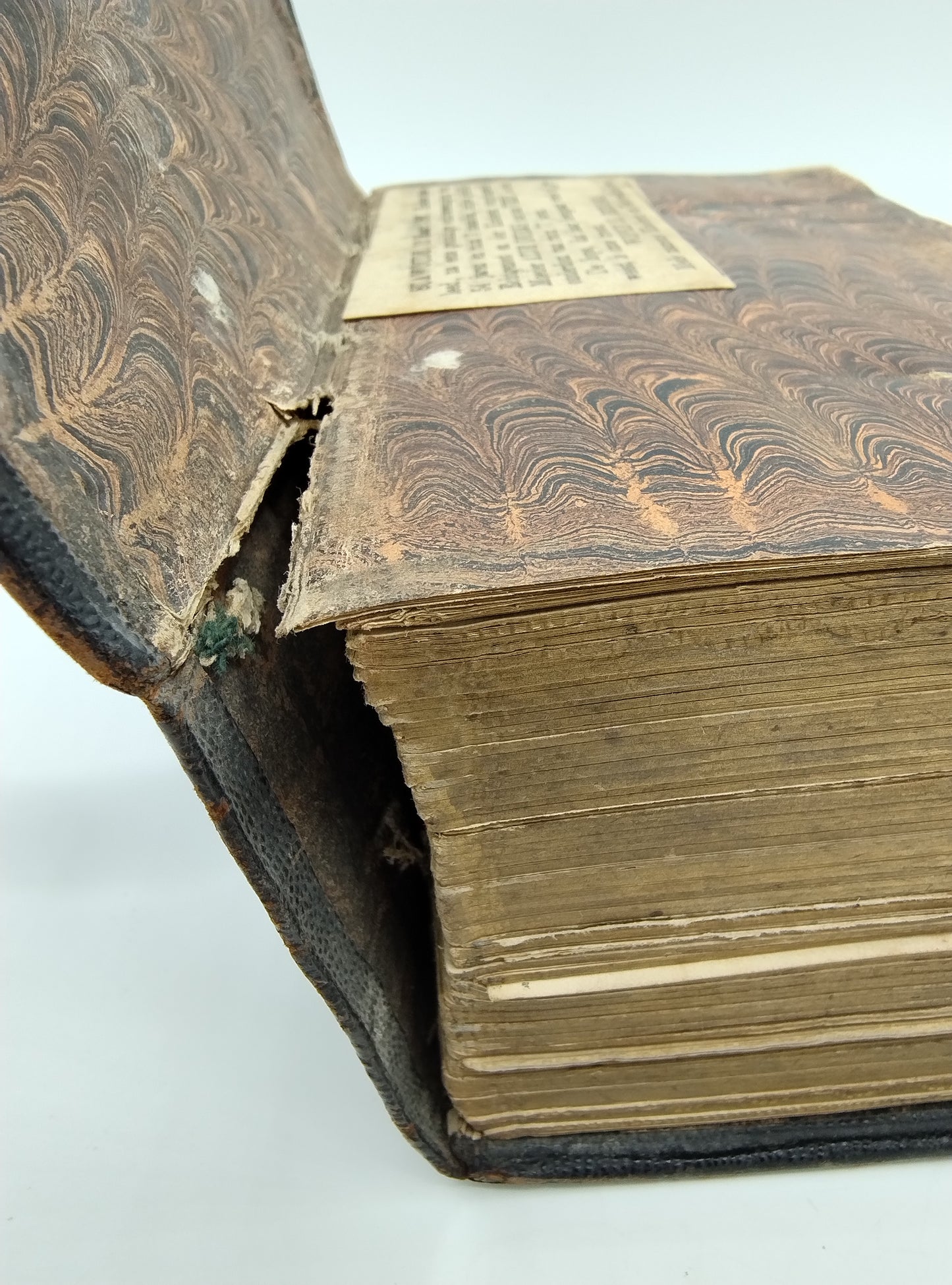 Bible with silver clasps, A. Kooiman, Schoonhoven, 1856