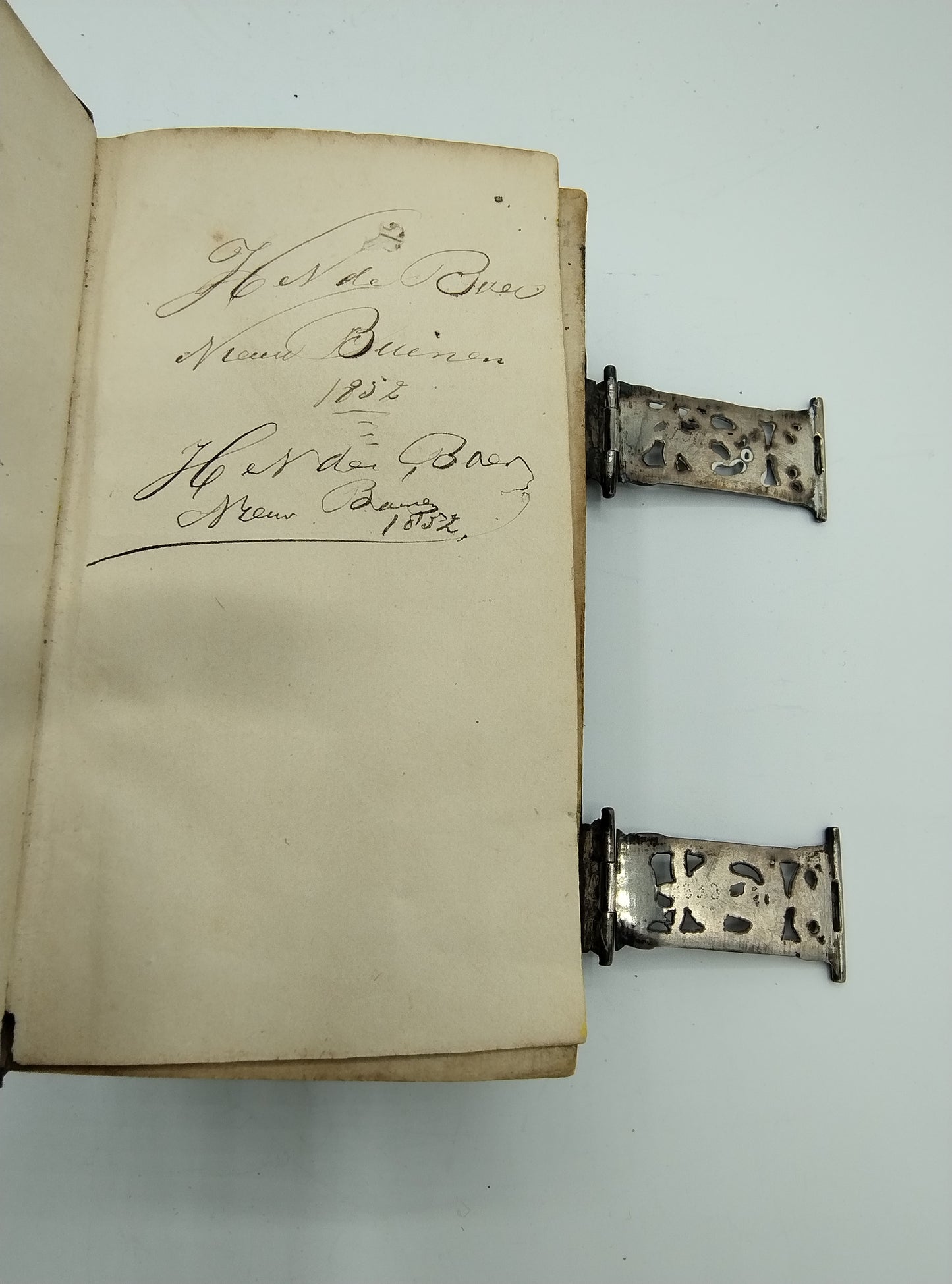 Bijbel met zilveren sloten, 1791 / 1818