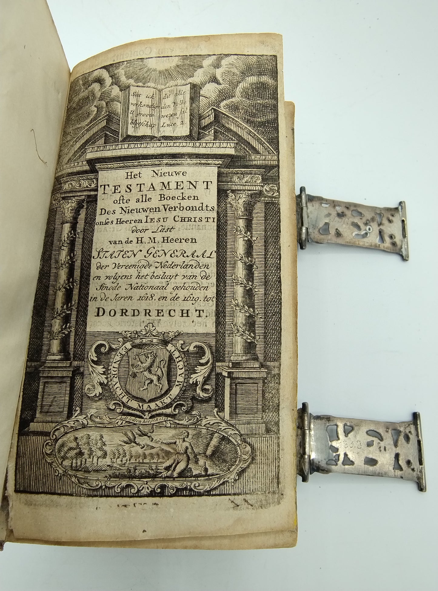 Bijbel met zilveren sloten, 1791 / 1818