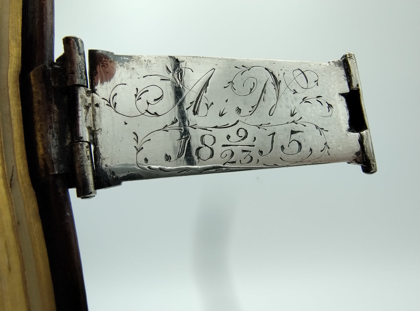 Bijbel met zilveren sloten, 1815