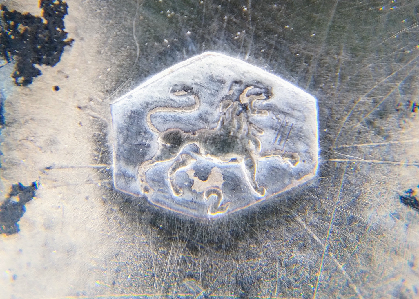 Bijbel met zilveren sloten, 1853