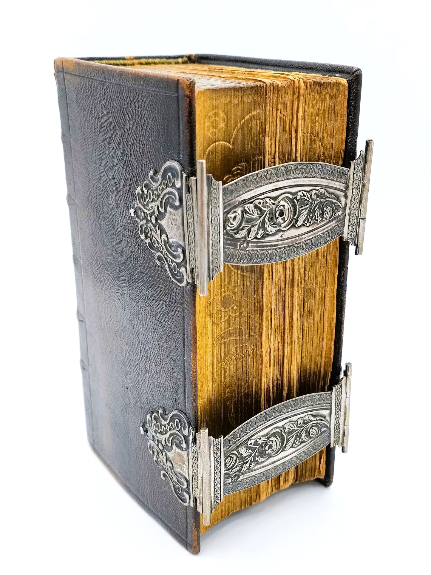 Bijbel met zilveren sloten, S.T. Reitsma, Sneek, 1856