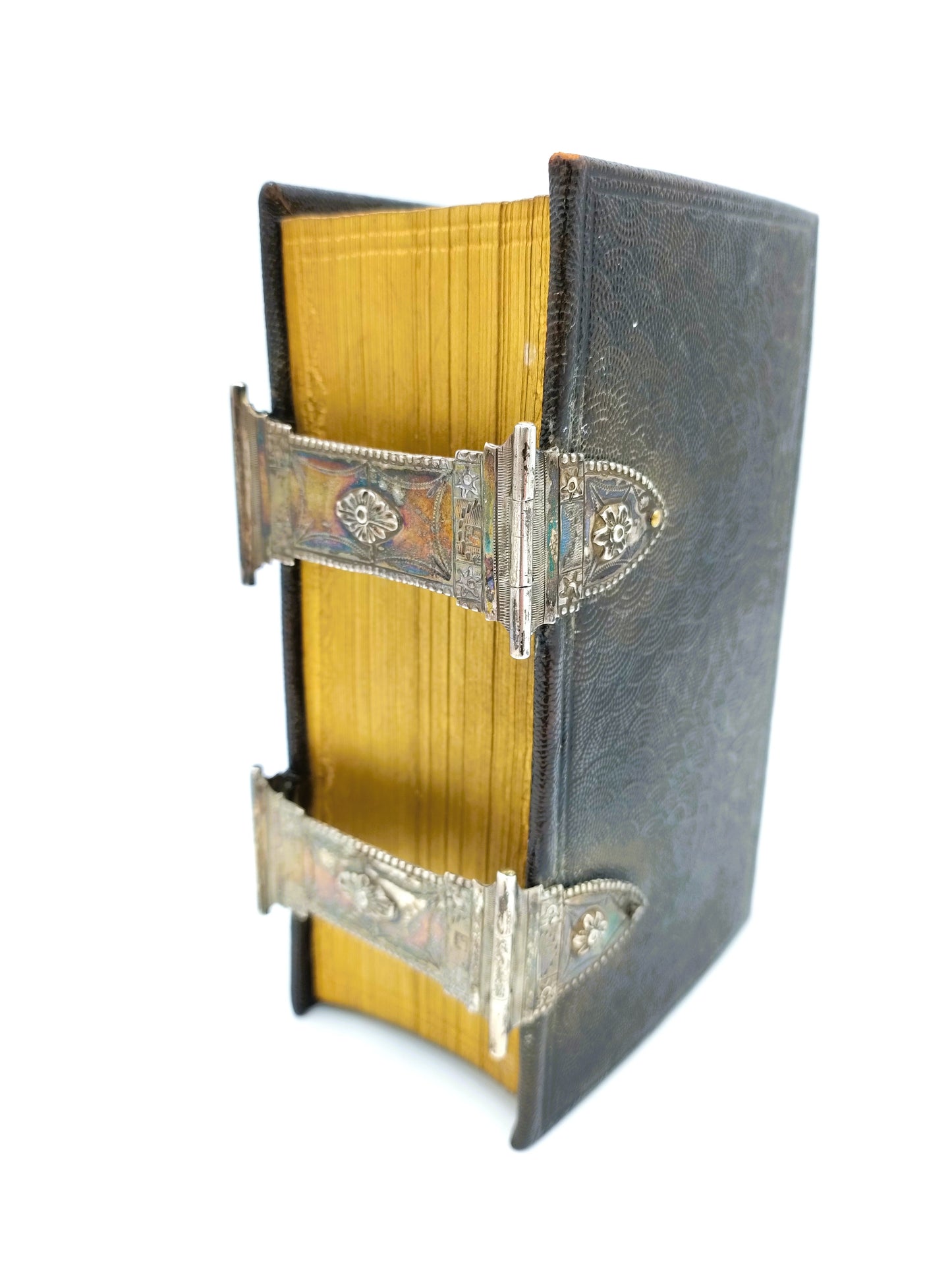 Bijbel met zilveren sloten, A. Verroen, Gouda, 1829