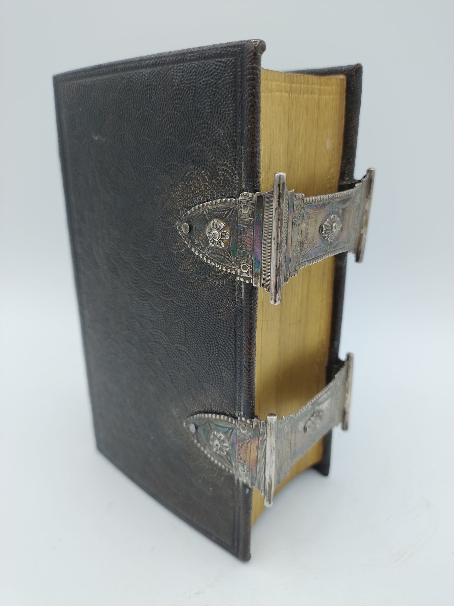 Bijbel met zilveren sloten, A. Verroen, Gouda, 1829