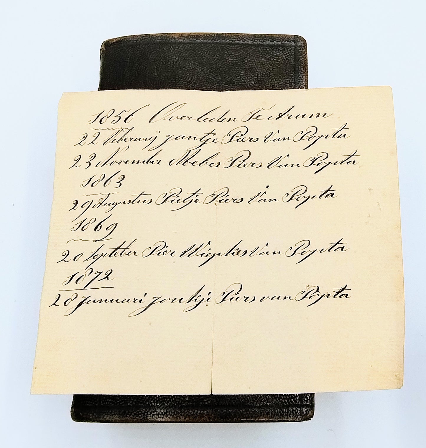 Bijbel met zilveren slot, Wed. M.H. Merkelbach, Harlingen, 1843