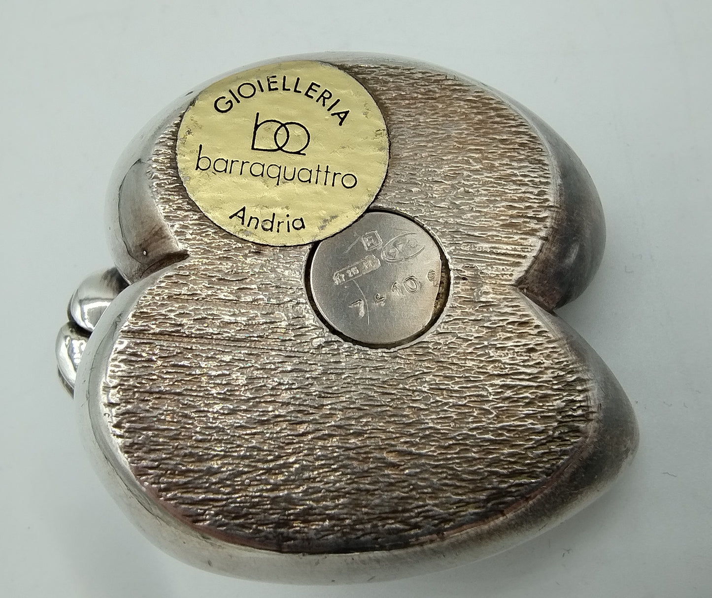 Zilveren (gevuld) miniatuur, B. Bartolozzi, Firenze, 20e eeuws