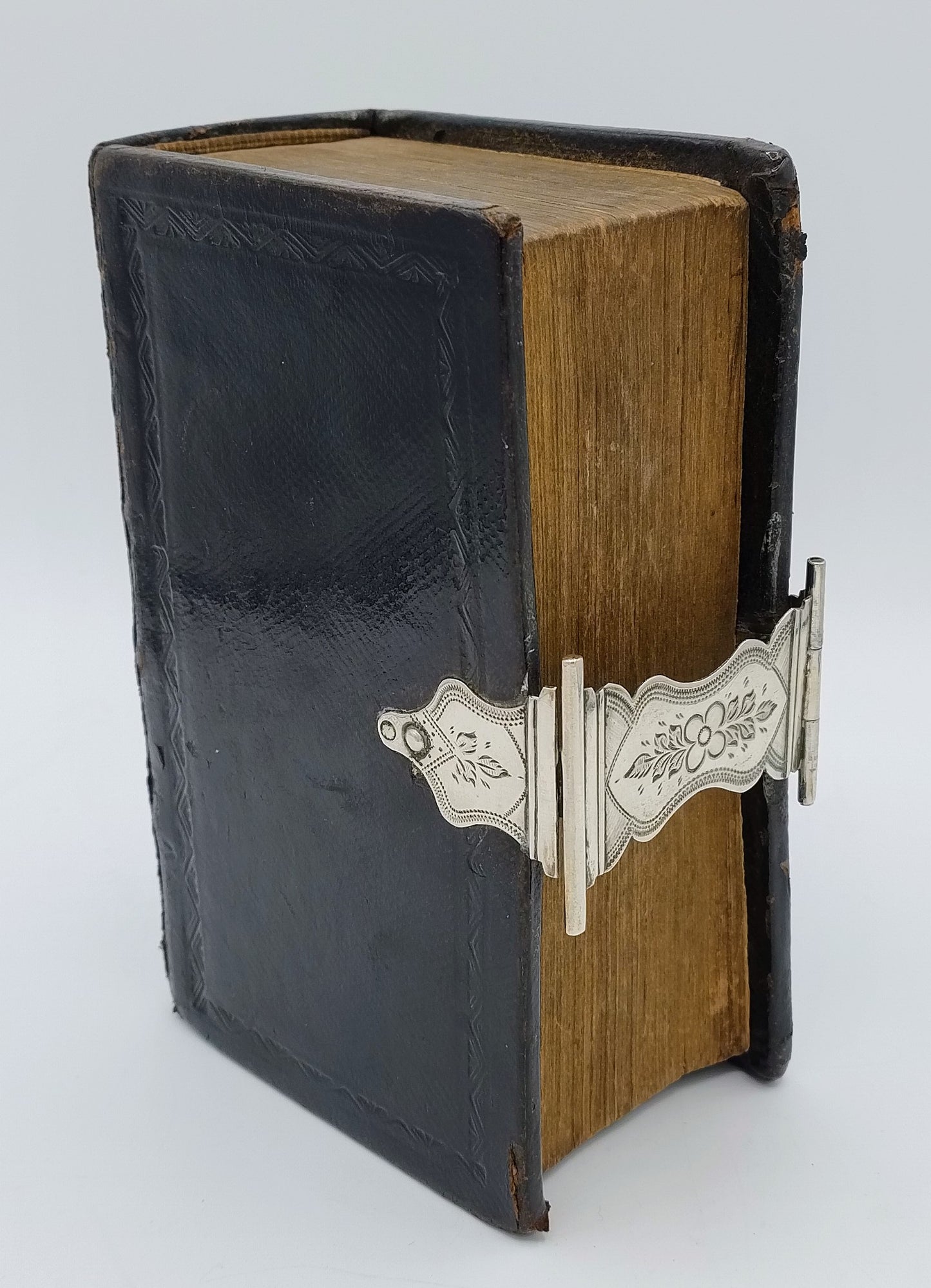 Bibel mit Silberschloss, J. Kooiman, Schoonhoven, 1874
