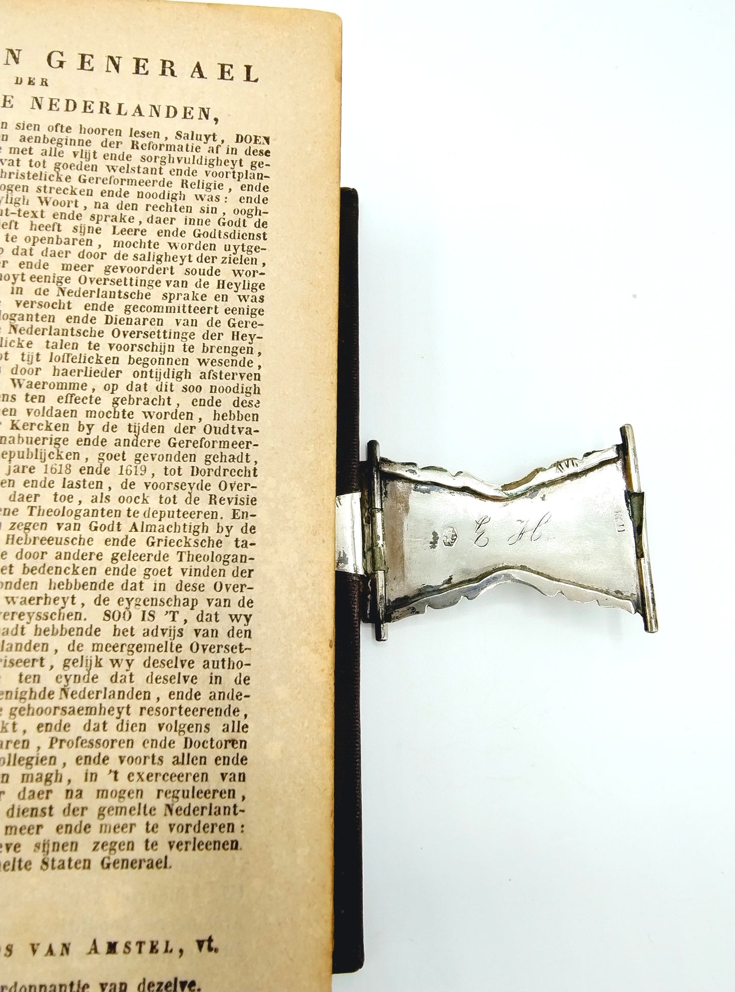 Bibel mit Silberverschluss, AJ Nobel, Schoonhoven, 1880
