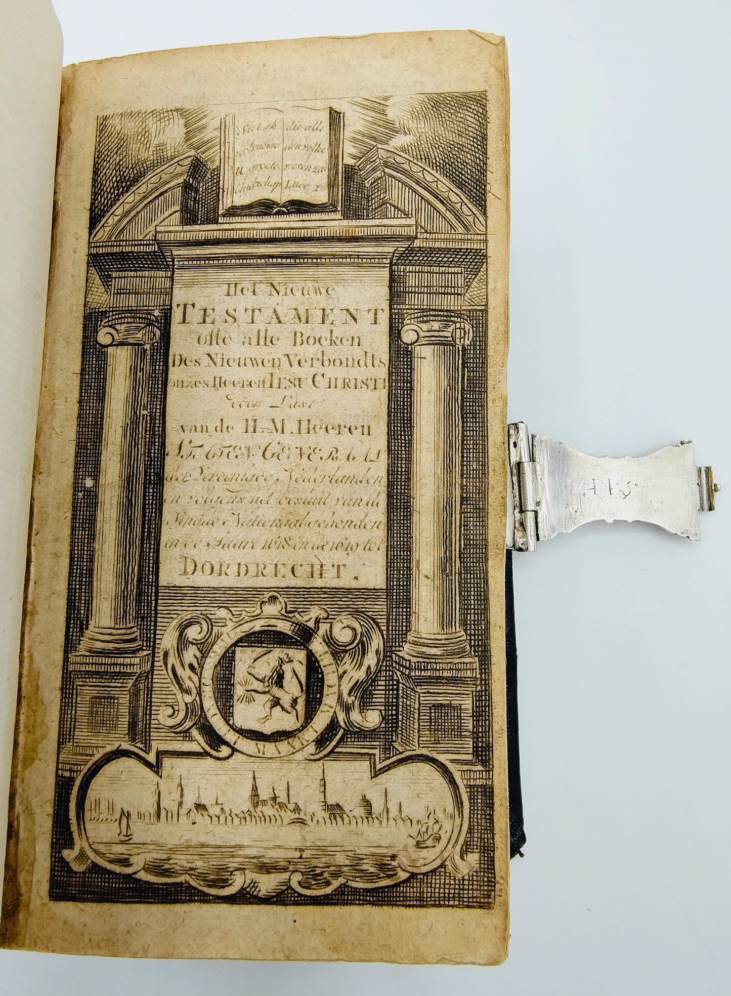 Bible with silver lock, H. Olfers, Groningen, 1770