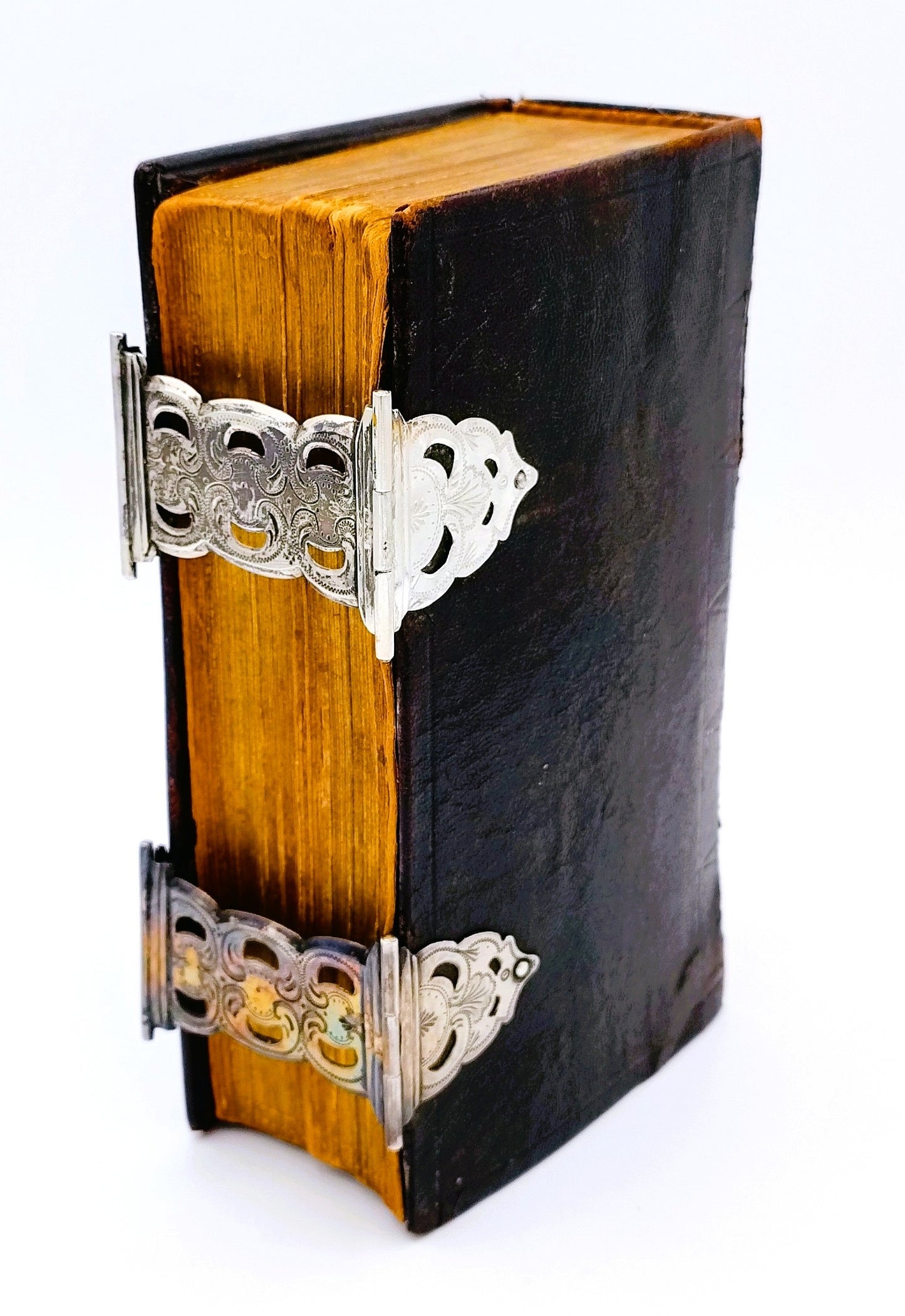 Bibel mit Silberverschlüssen, AJ Nobel, Schoonhoven, 1873