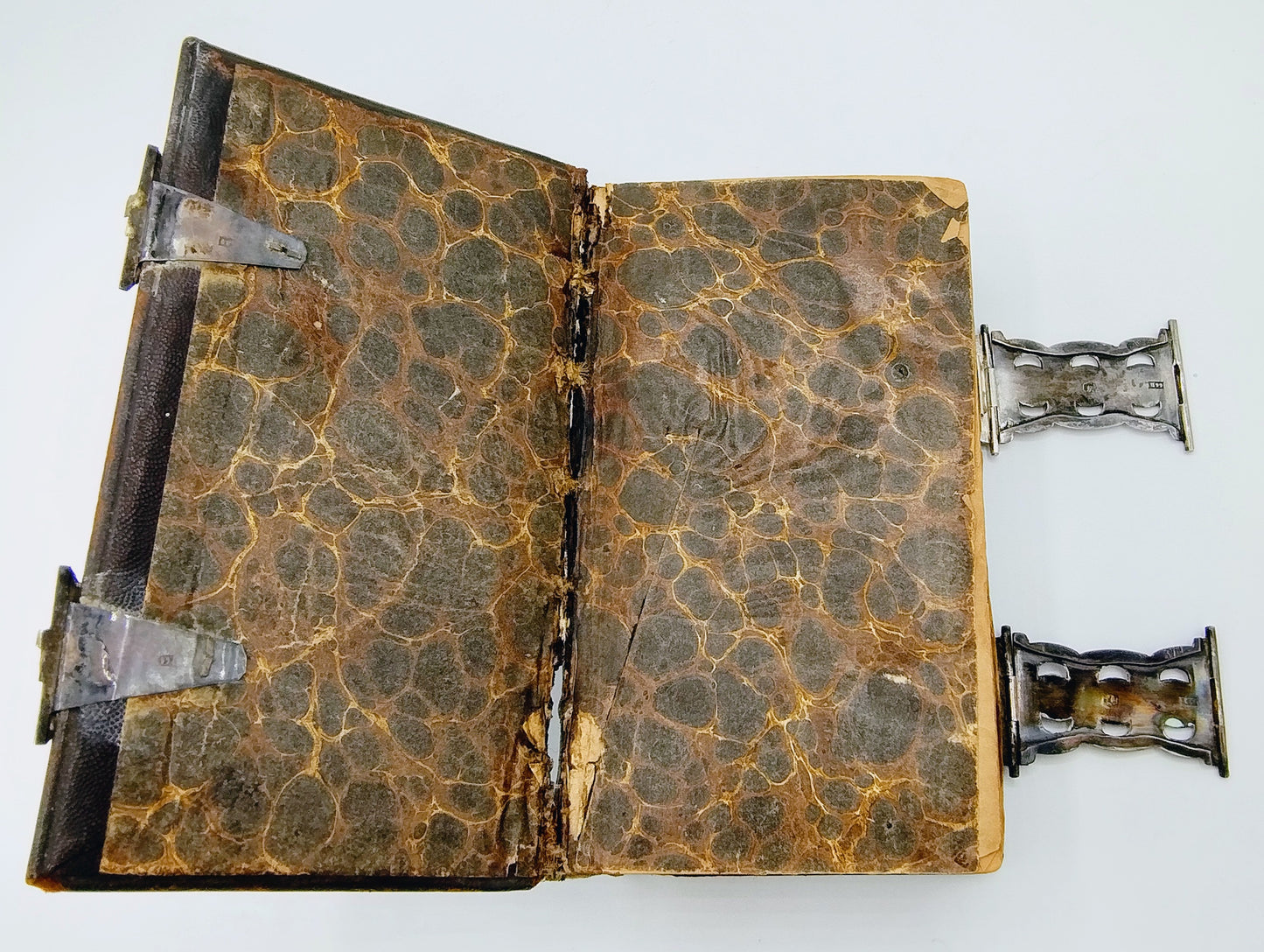 Bibel mit Silberverschlüssen, AJ Nobel, Schoonhoven, 1873