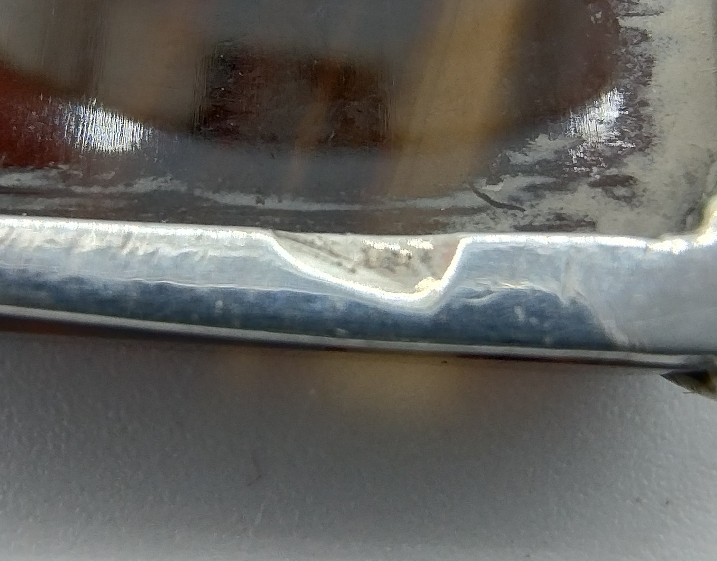 Zilveren ring met tijgeroog, 835, 19 mm